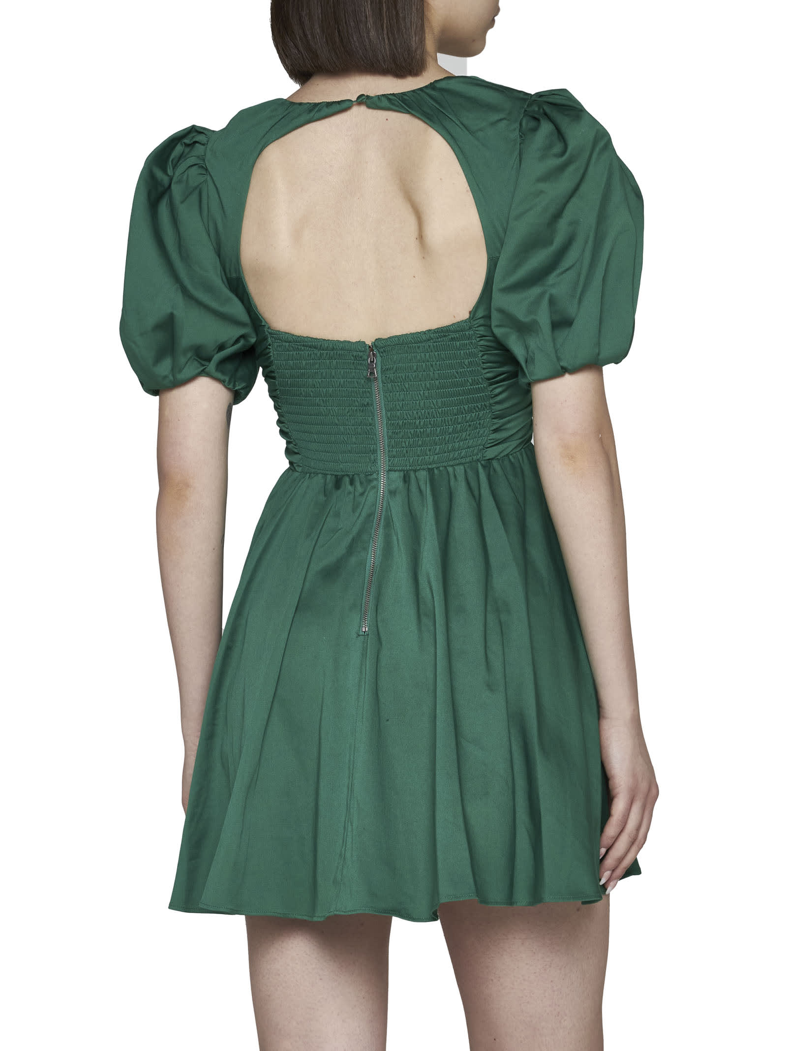 Shop Alice And Olivia Dress In Deep Emerald