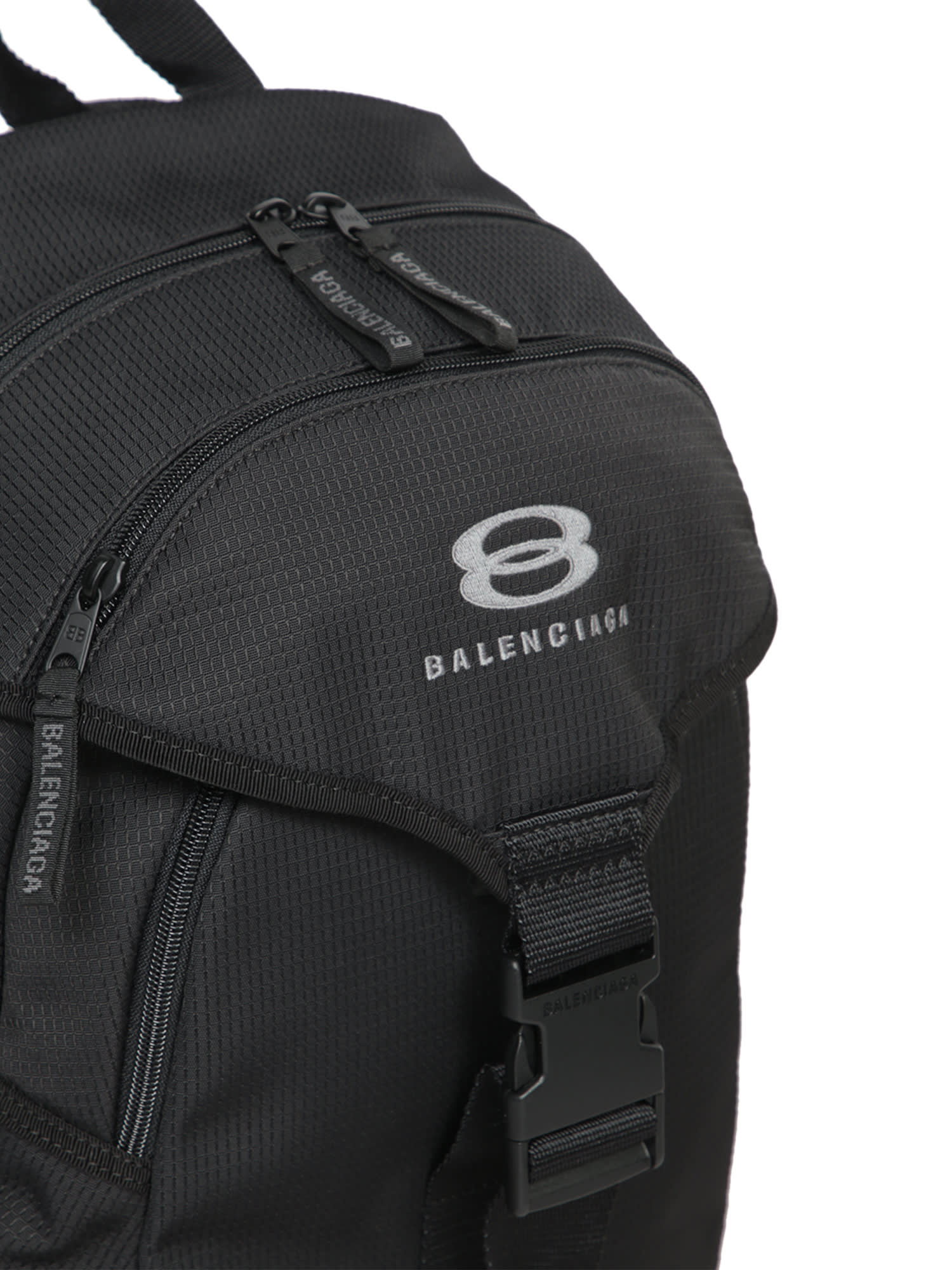 Shop Balenciaga Black Fabric Unity Backpack