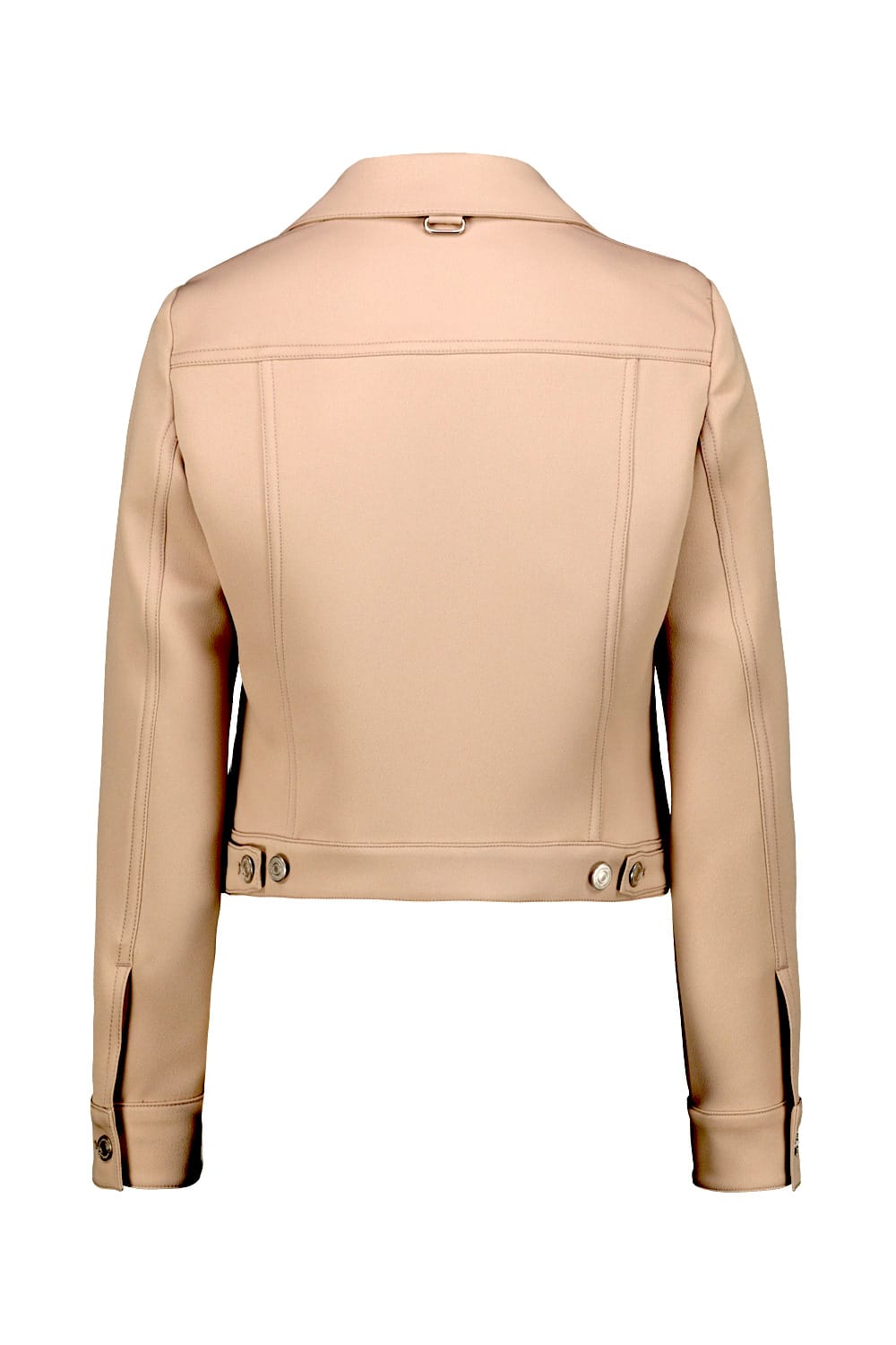 Shop Courrèges Trucker Jacket Signature Twill In Sand