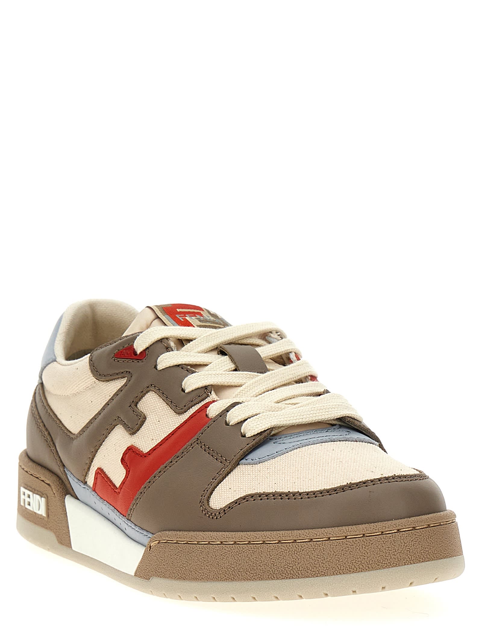 Shop Fendi Match Sneakers In Multicolor