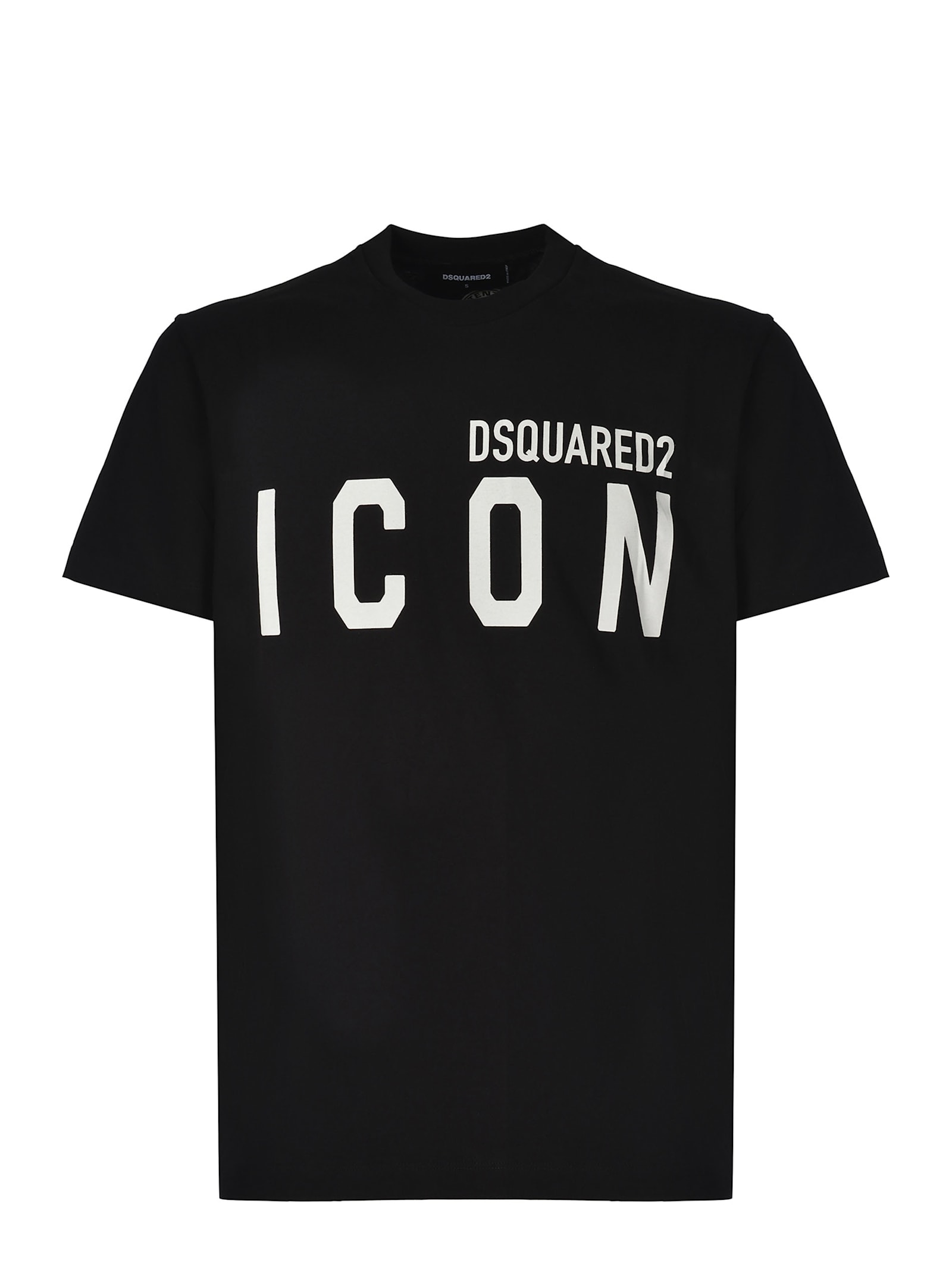 Shop Dsquared2 T-shirt  Icon Made Of Cotton Jersey In Black