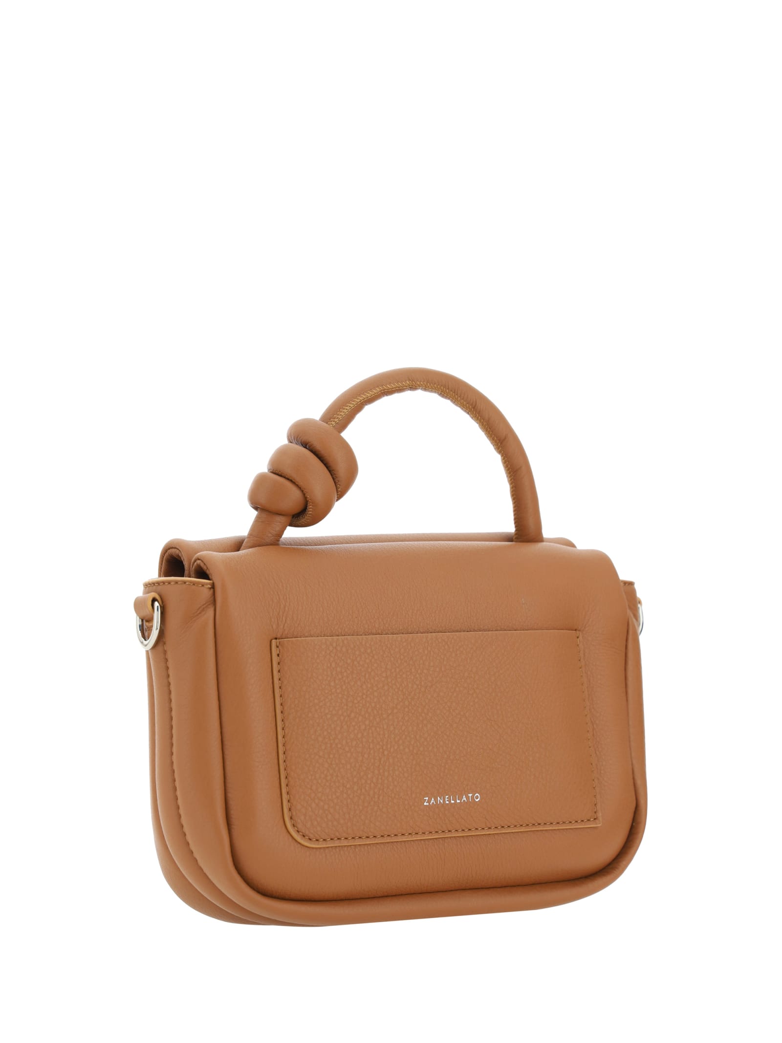 Shop Zanellato Ella Piuma Handbag In Beige Genco