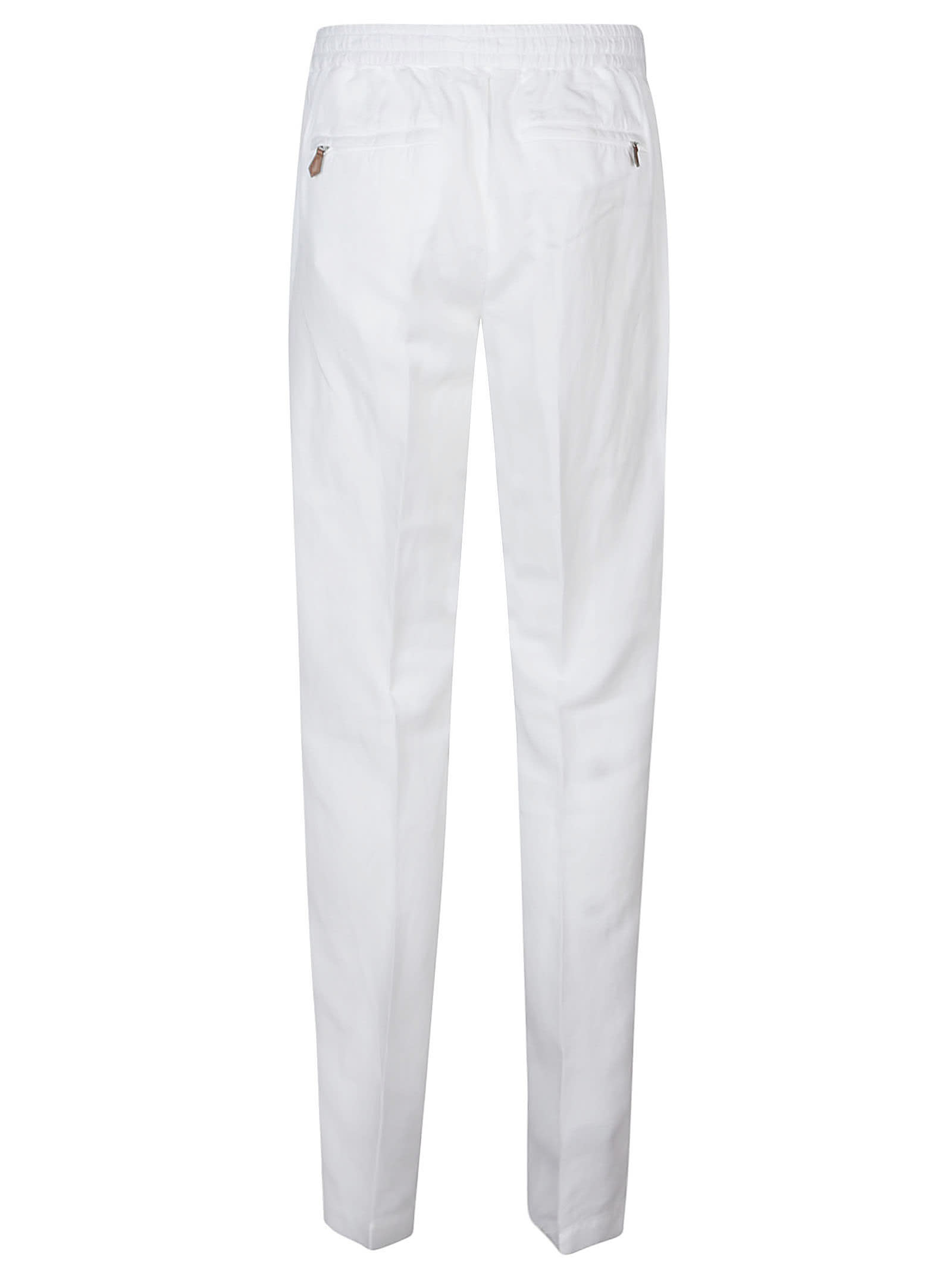 Shop Pt01 Soft 1p Jogger Pant In Bianco