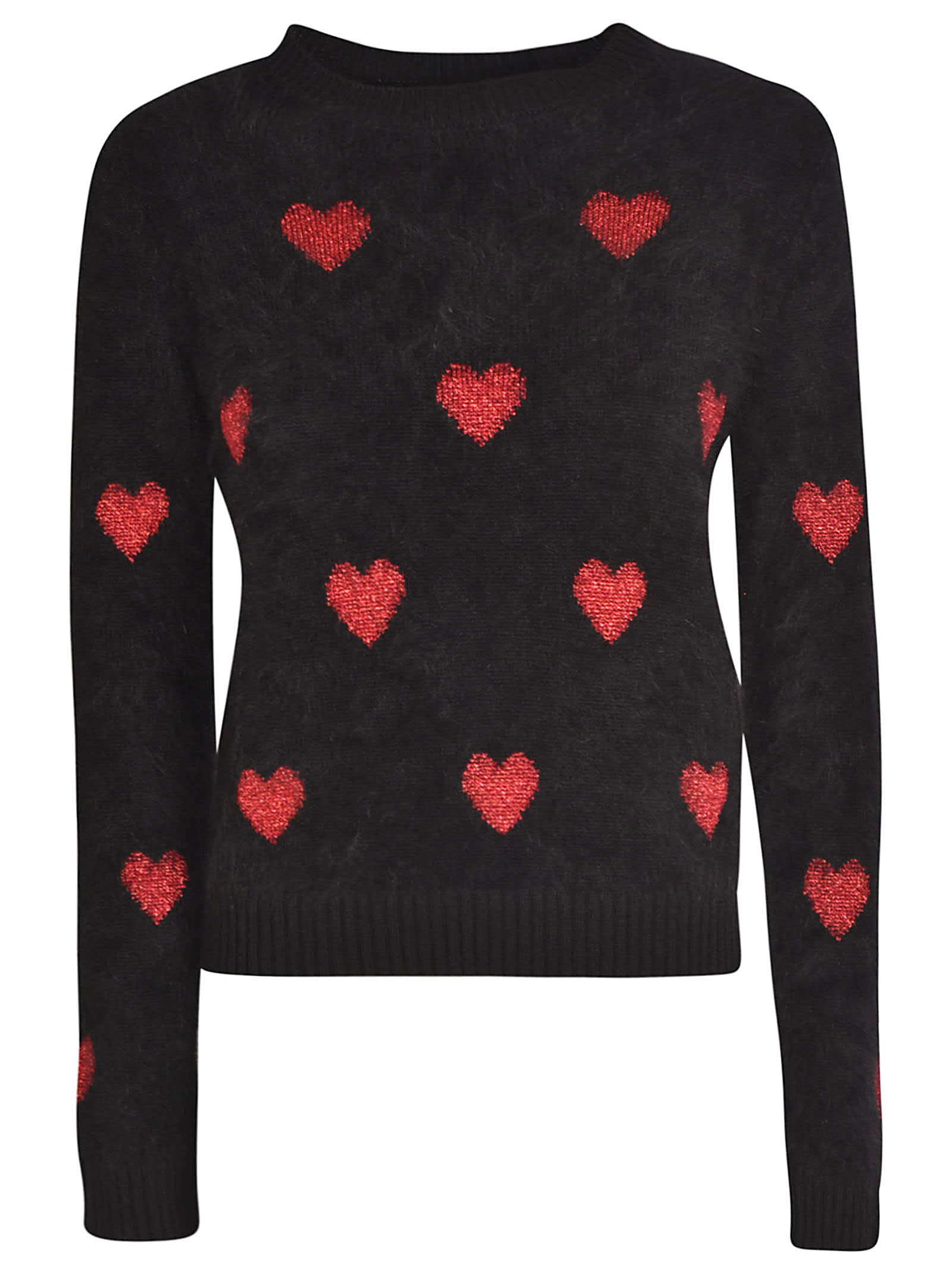 RED Valentino RED Valentino Heart Print Sweater - Nero - 10996132 | italist
