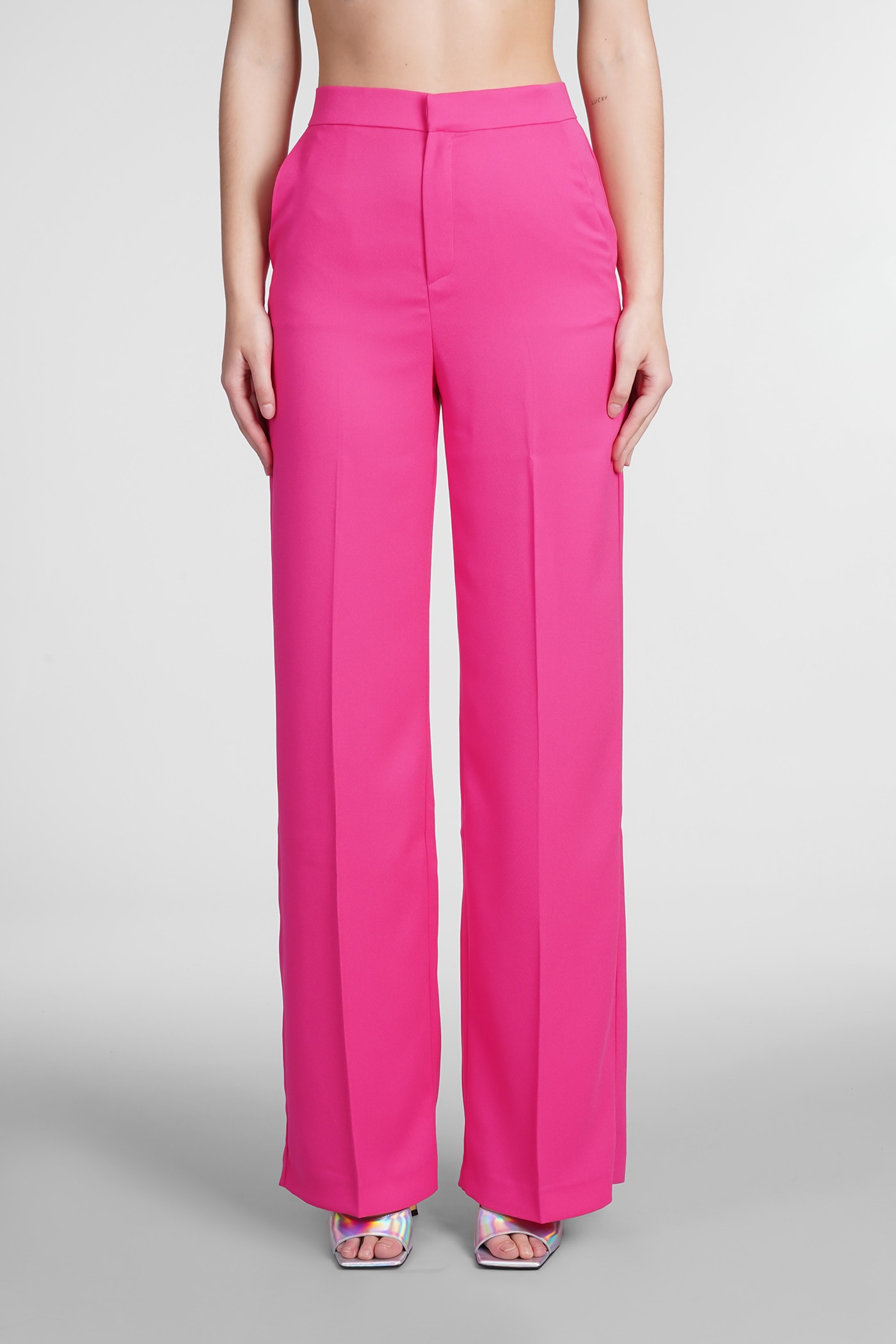 THE ANDAMANE KARLA PANTS IN FUXIA POLYESTER