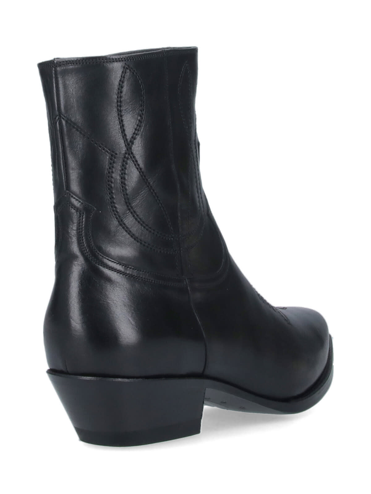 Celine Western Boots In Black