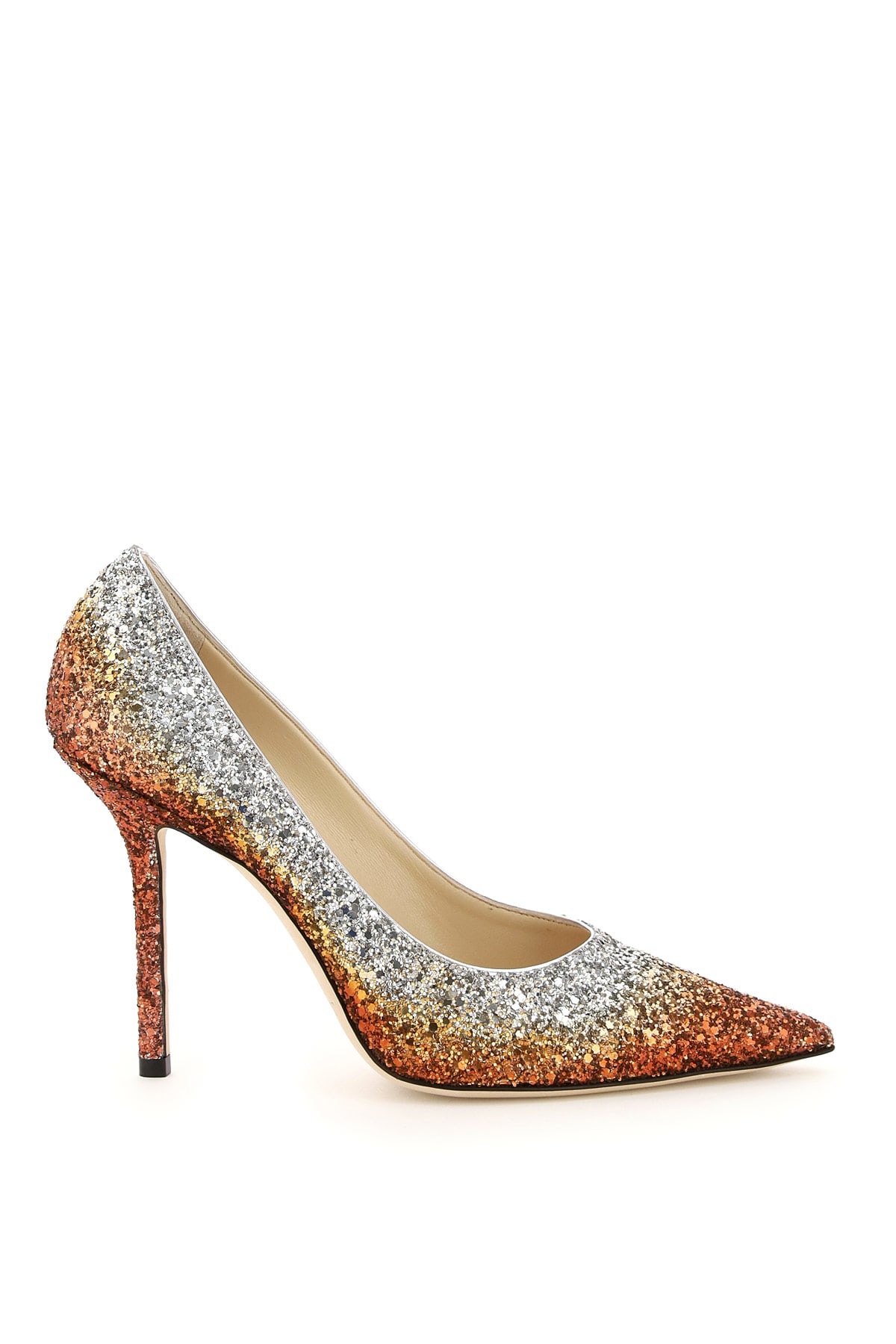 Buy Jimmy Choo Love 100 Pumps Glitter Dynamic online, shop Jimmy Choo shoes with free shipping