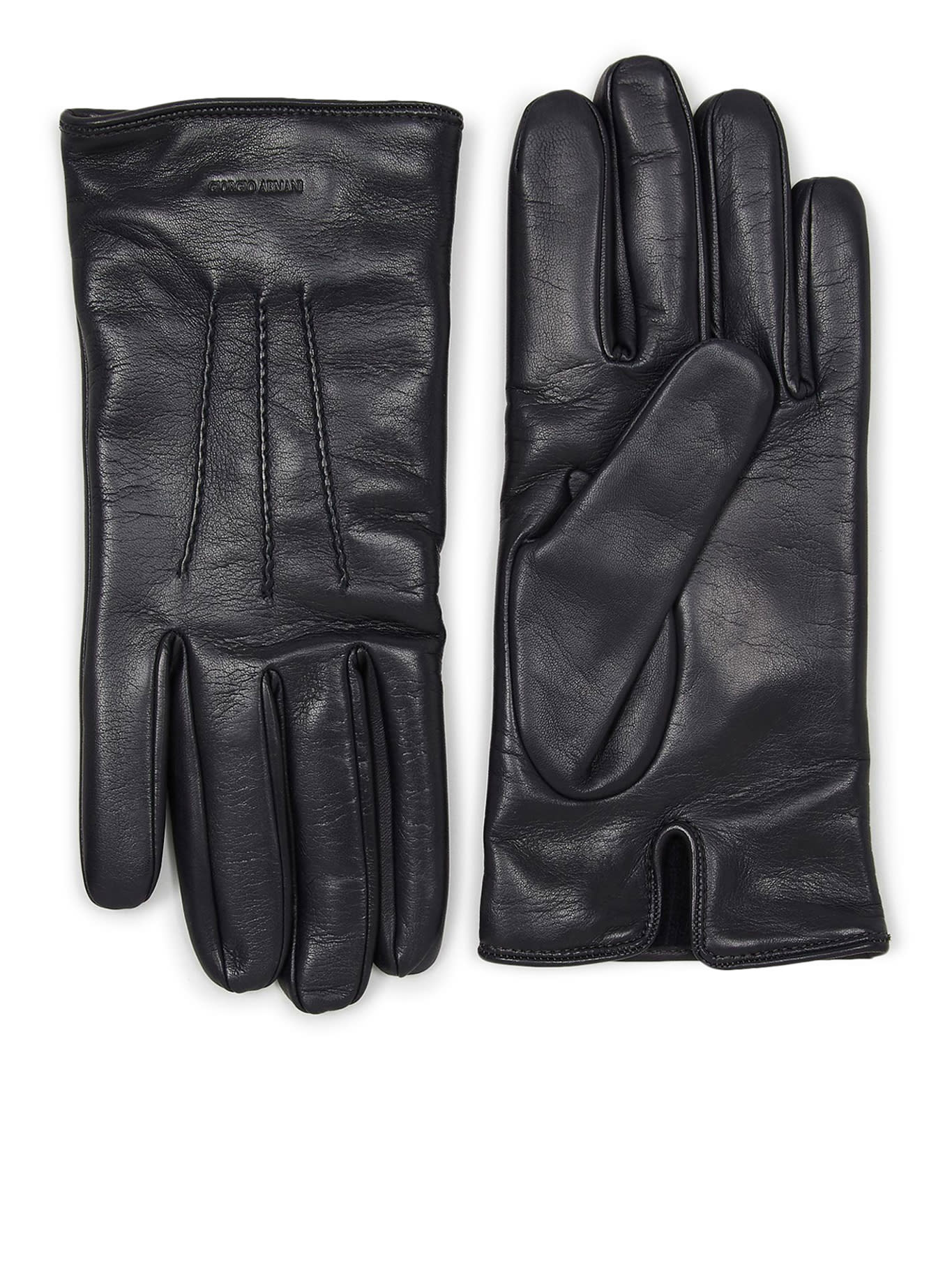 GIORGIO ARMANI LEATHER GLOVES MAN