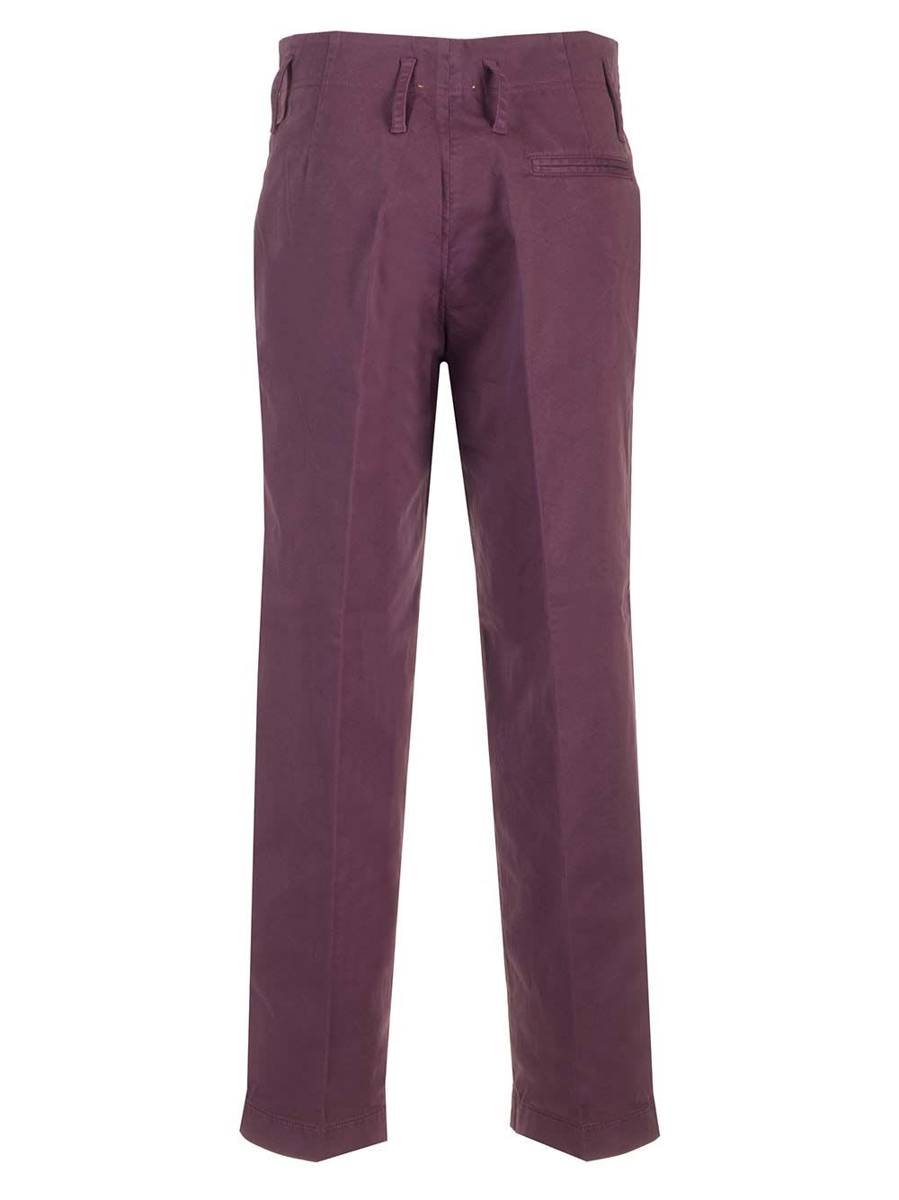 Shop Forte Forte Chino Pants In Bordeaux