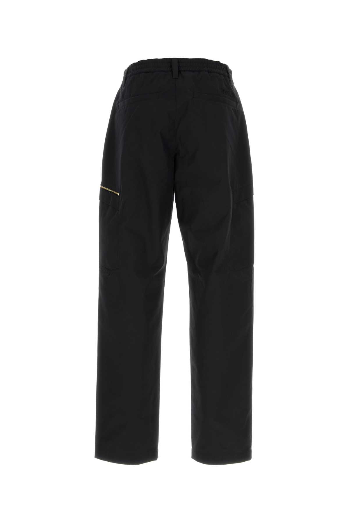Versace Belt Loop Casual Pants In Black