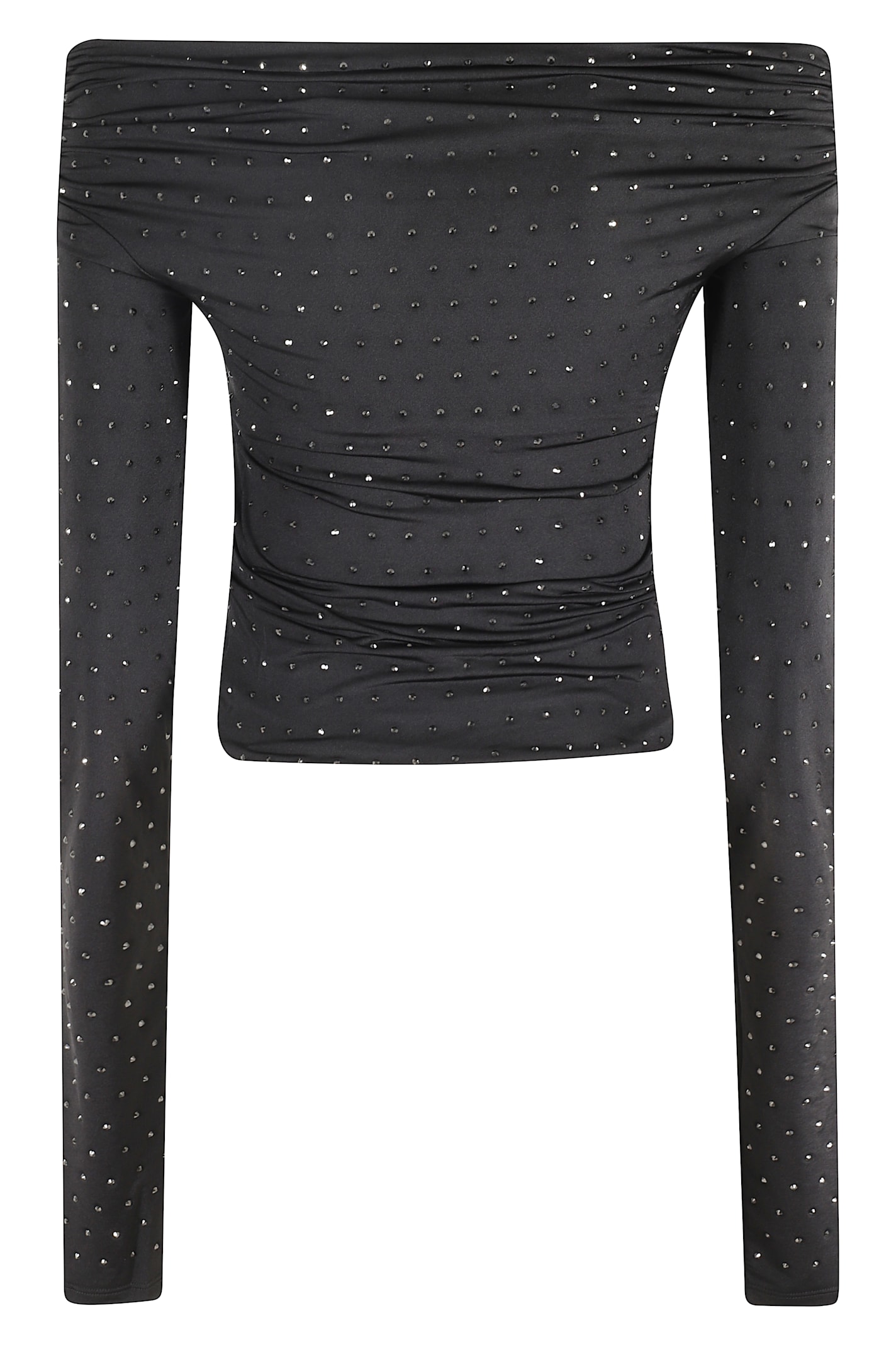 The Andamane Zaphyr Embellished Top In Black