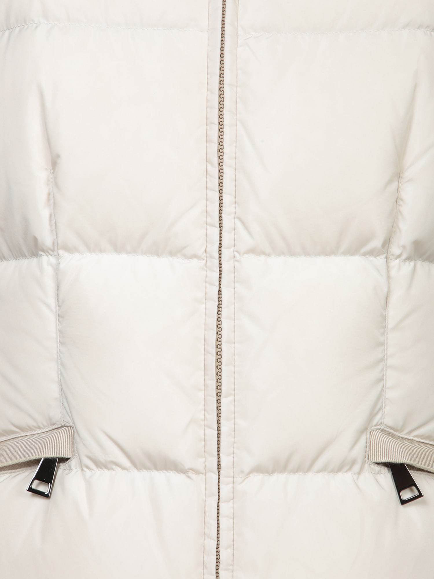 Shop Moncler Avorio Avoce Jacket In White