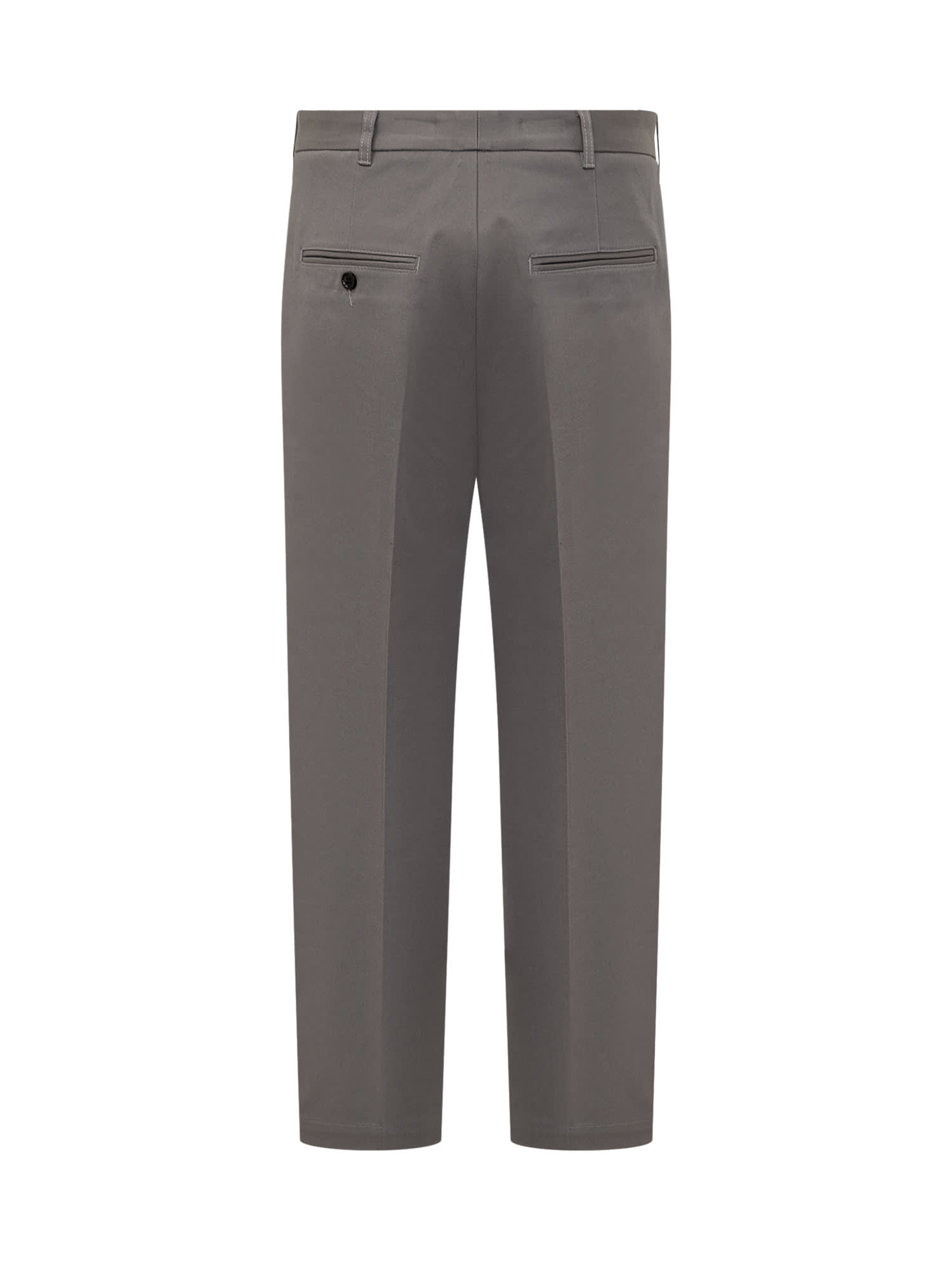 Shop Marni Trousers In Grigio