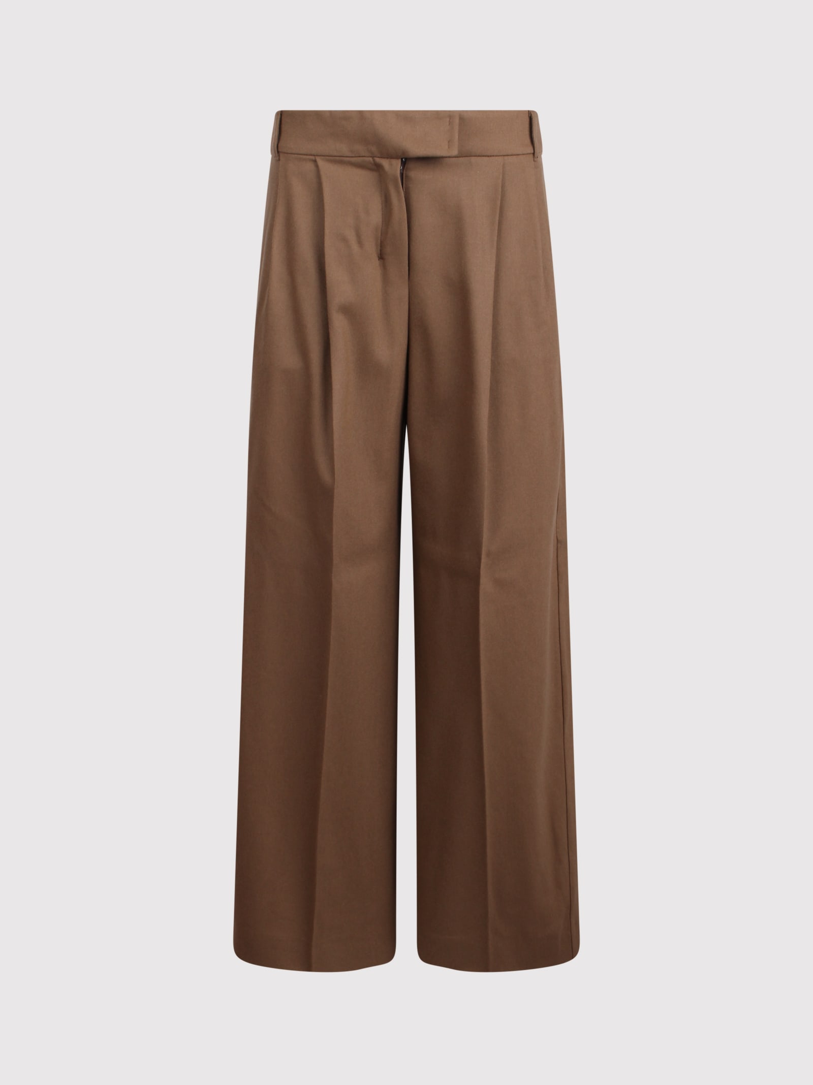 'S Max Mara 'S Max Mara's Max Mara Wide-leg Trousers In Flannel