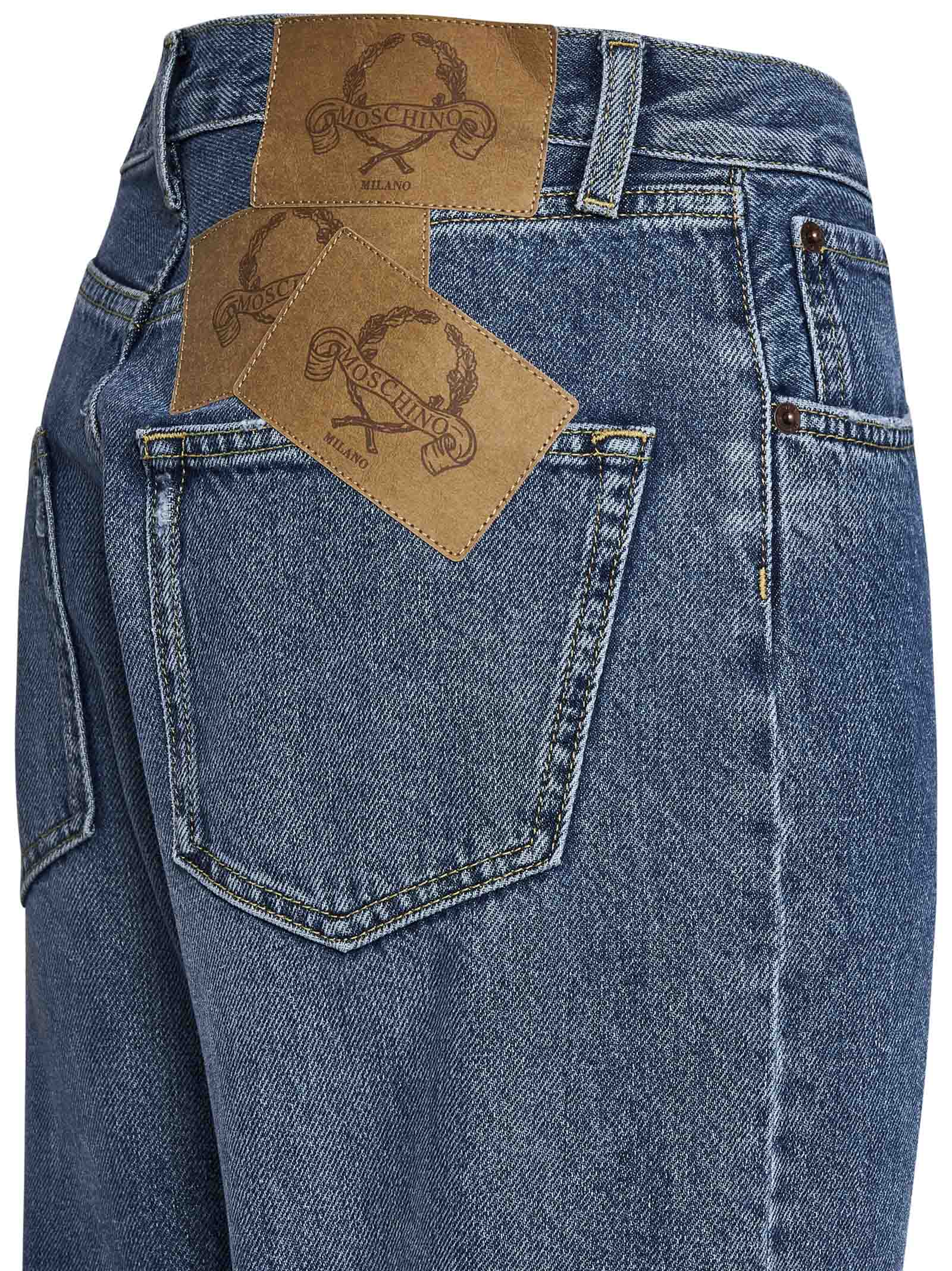 Shop Moschino Jeans In Blue