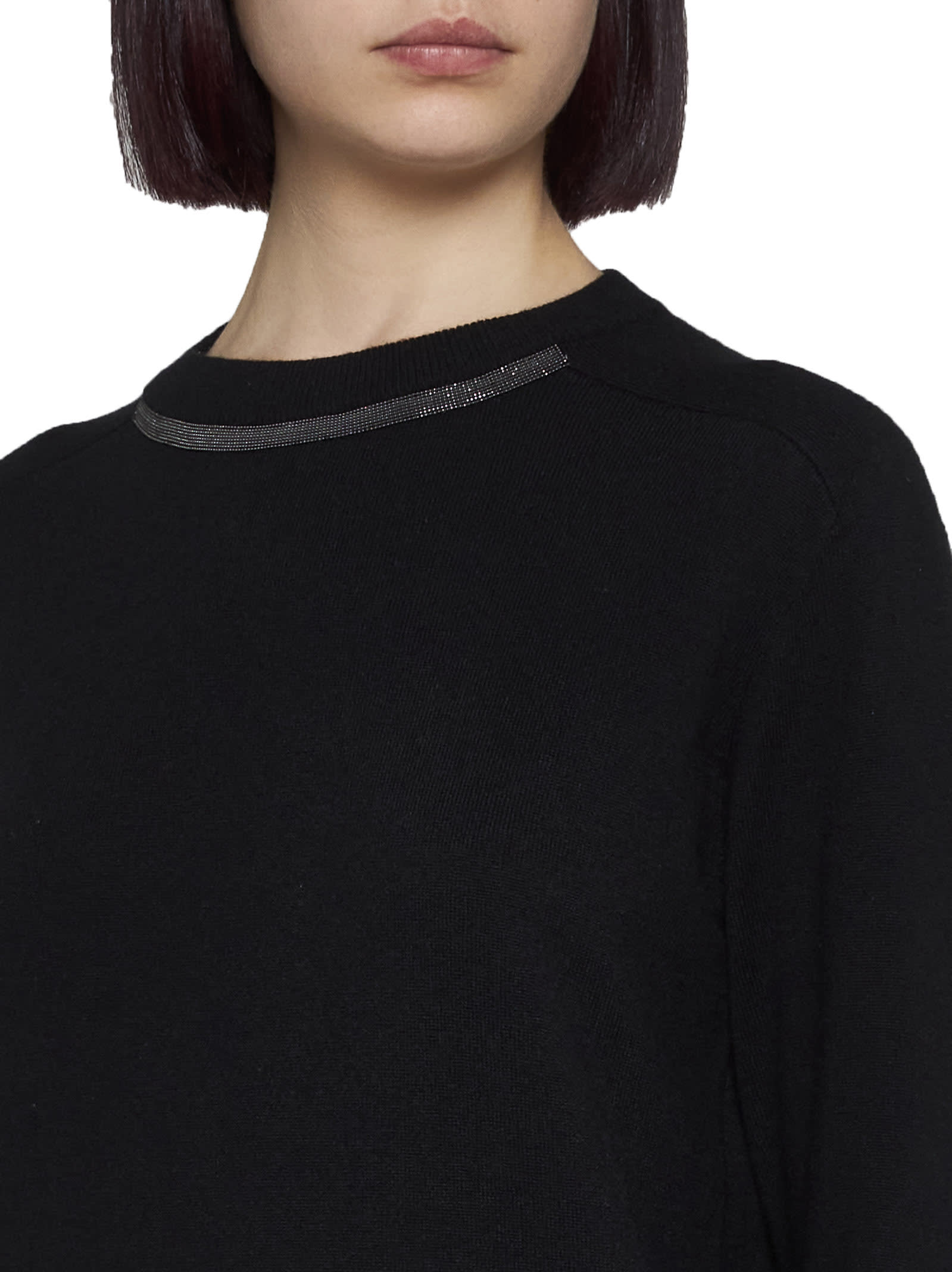 Shop Brunello Cucinelli Sweater In Black