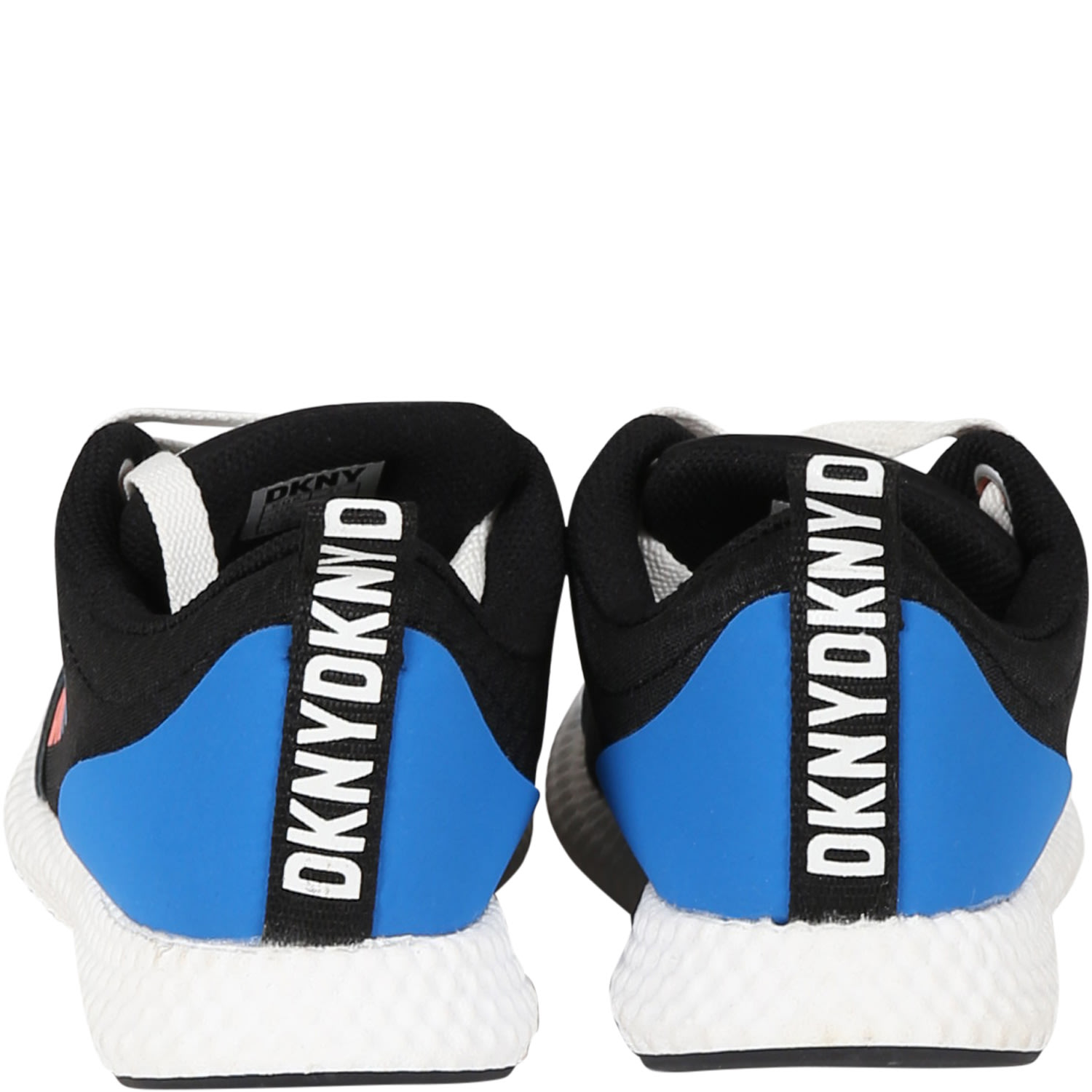 Shop Dkny Multicolor Sneakers For Kids With Logo