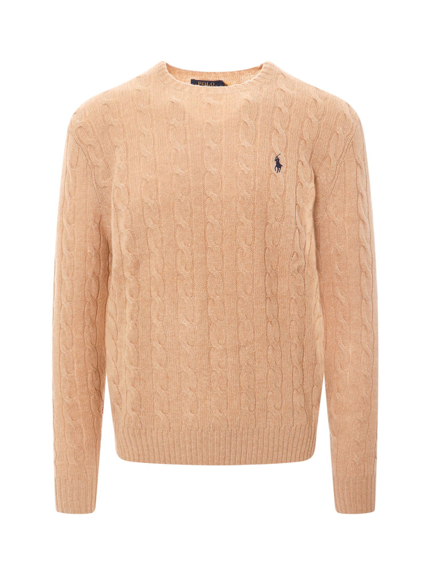 Ralph Lauren Sweater In Camel Melange