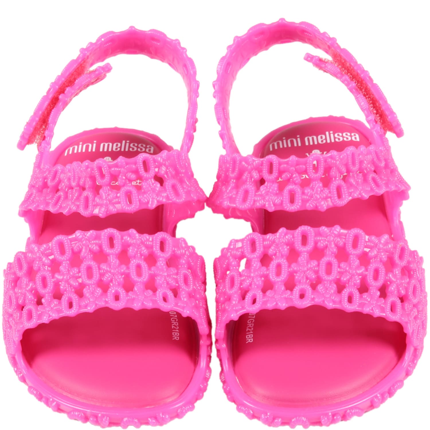 Shop Melissa Fuchsia Sandals For Girl