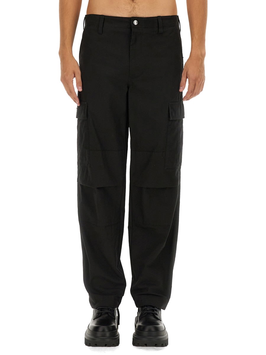 Shop Dolce & Gabbana Cargo Pants In Black