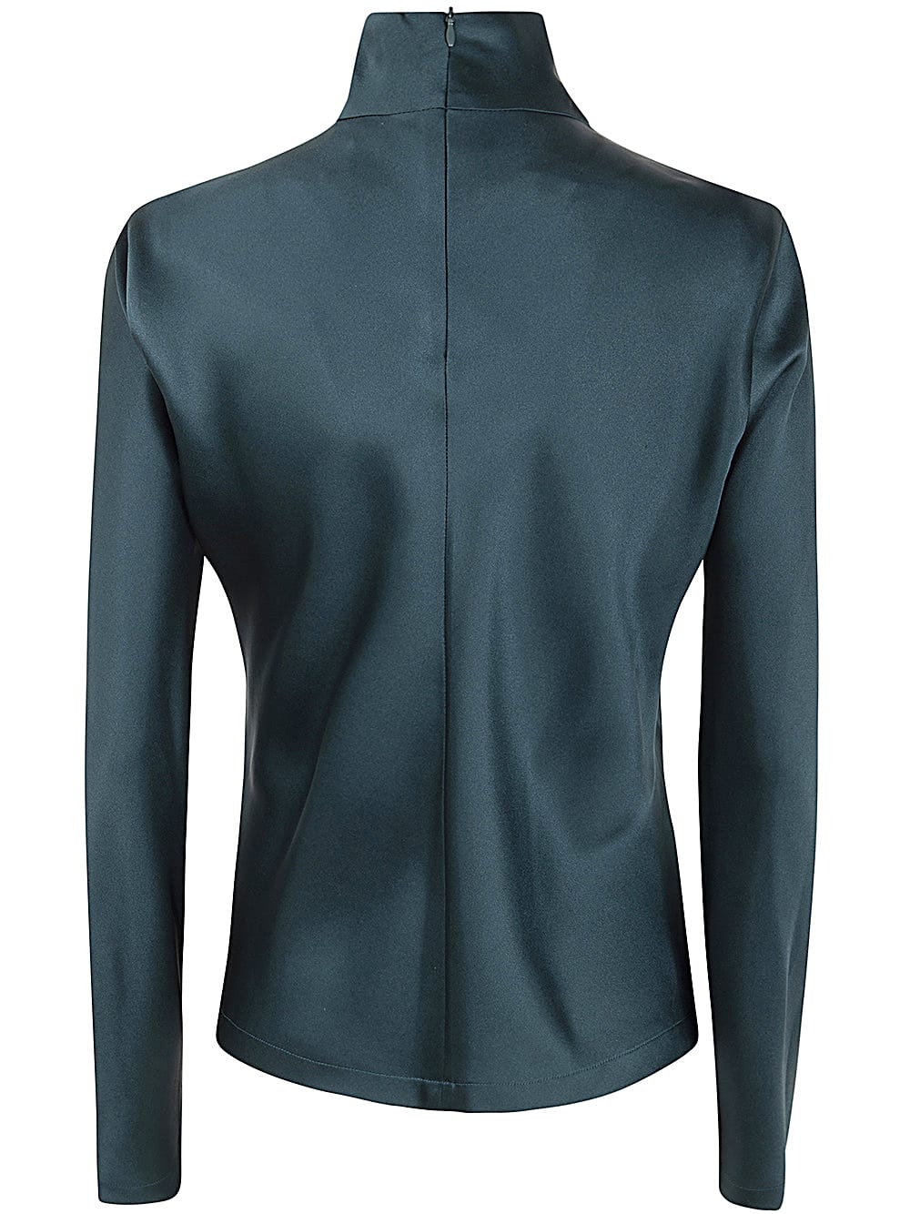 Giorgio Armani High Neck Shirt In Forest