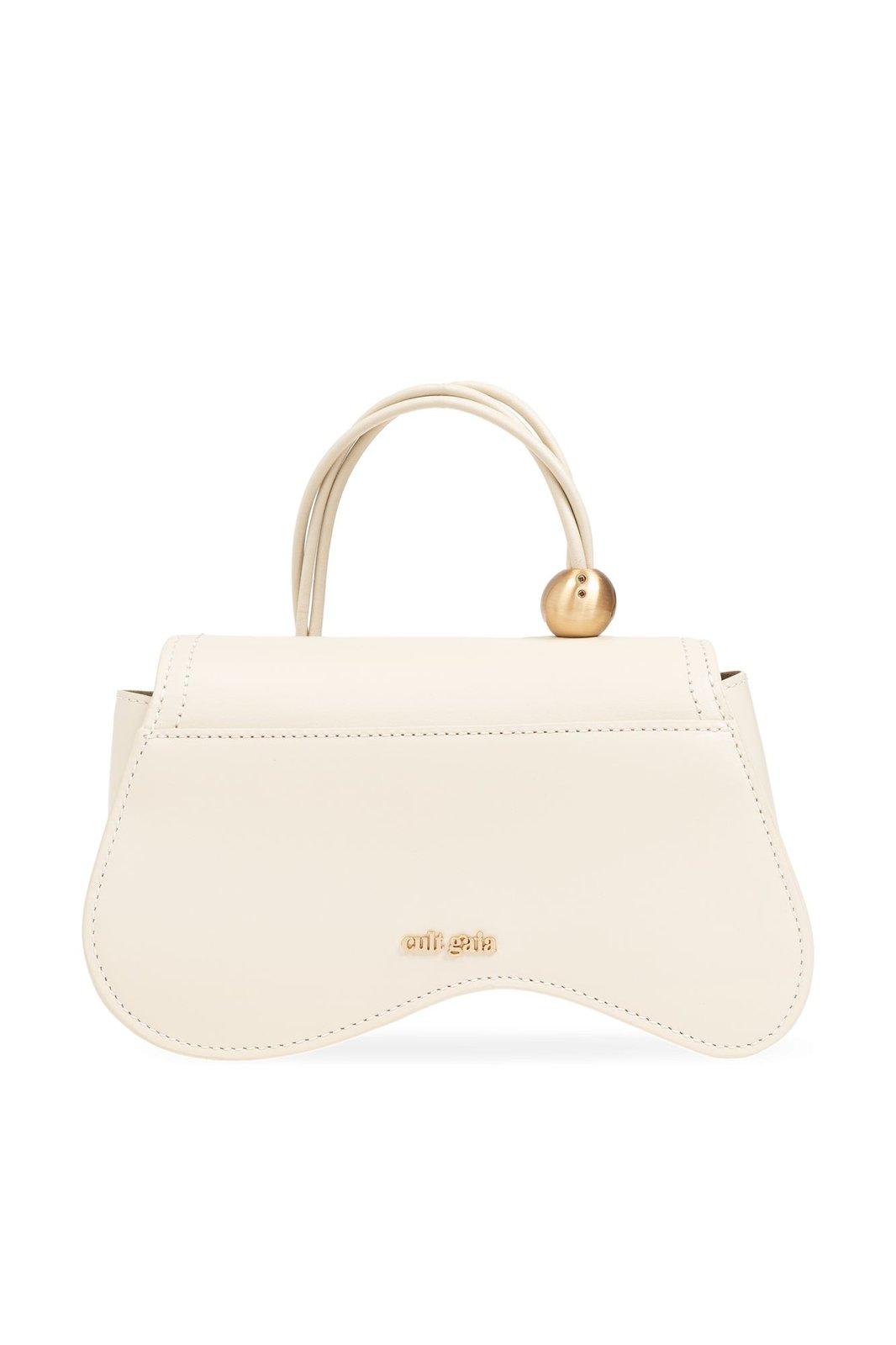 Shop Cult Gaia Kazia Logo Lettering Crossbody Bag In White