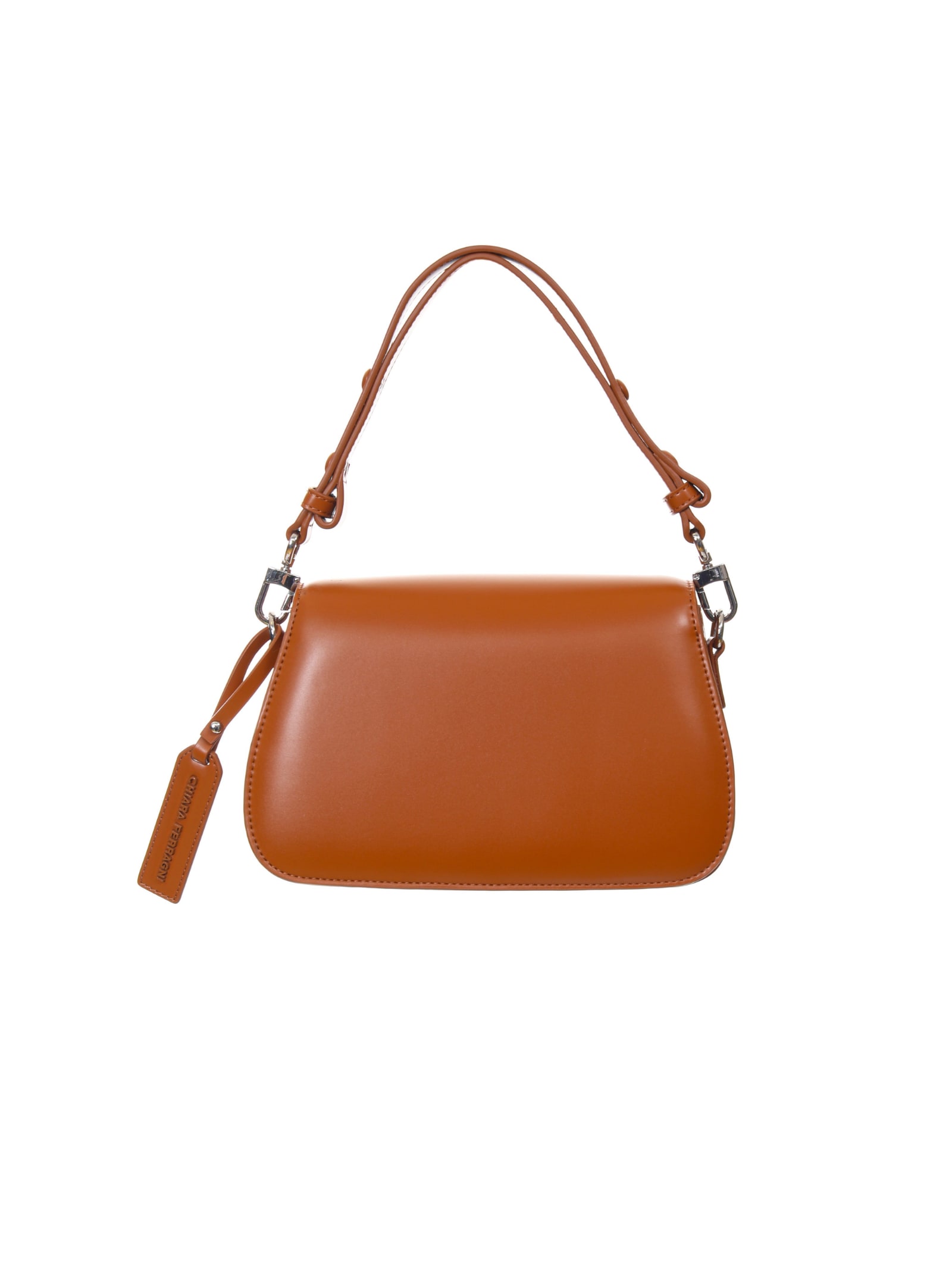 Shop Chiara Ferragni Brown Shoulder Bag