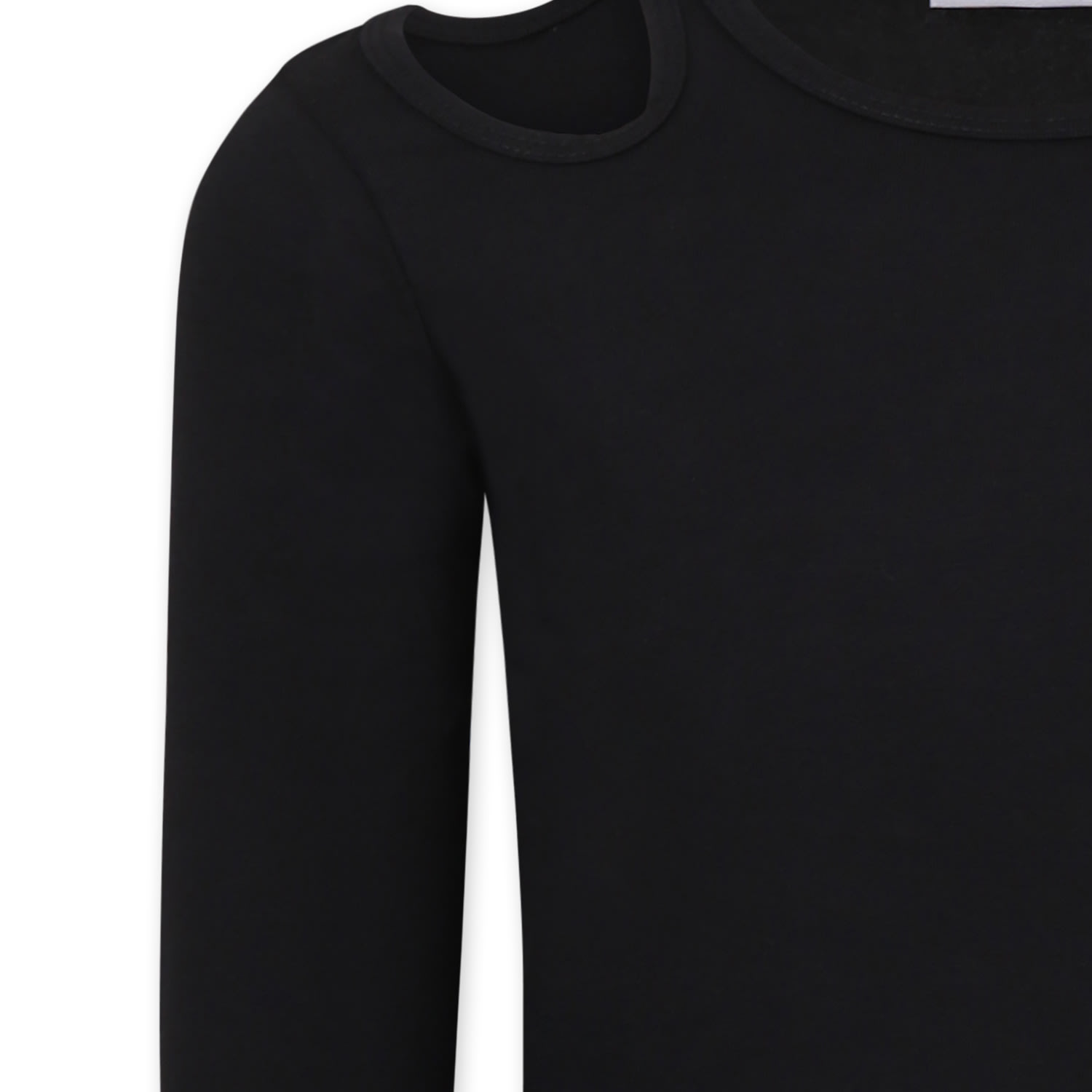 Molo Black T-shirt For Girl In Black