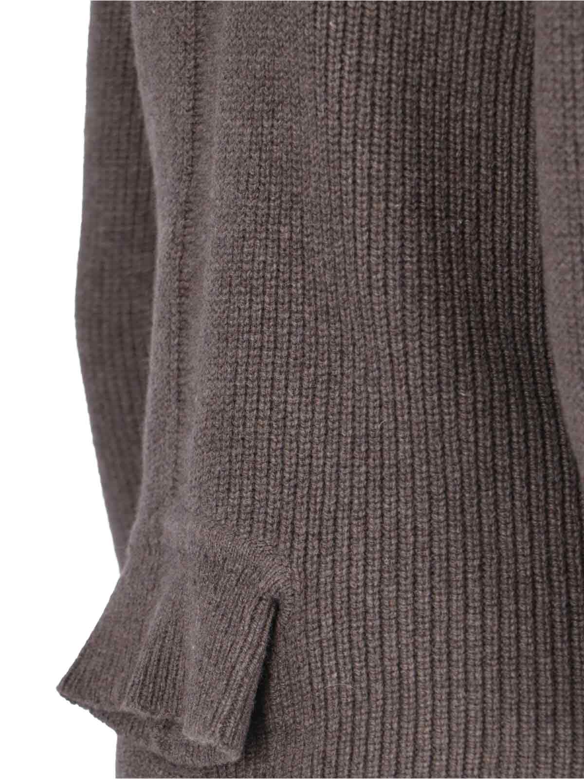 Shop Rick Owens Headon Dbl Lupetto Sweater In Brown