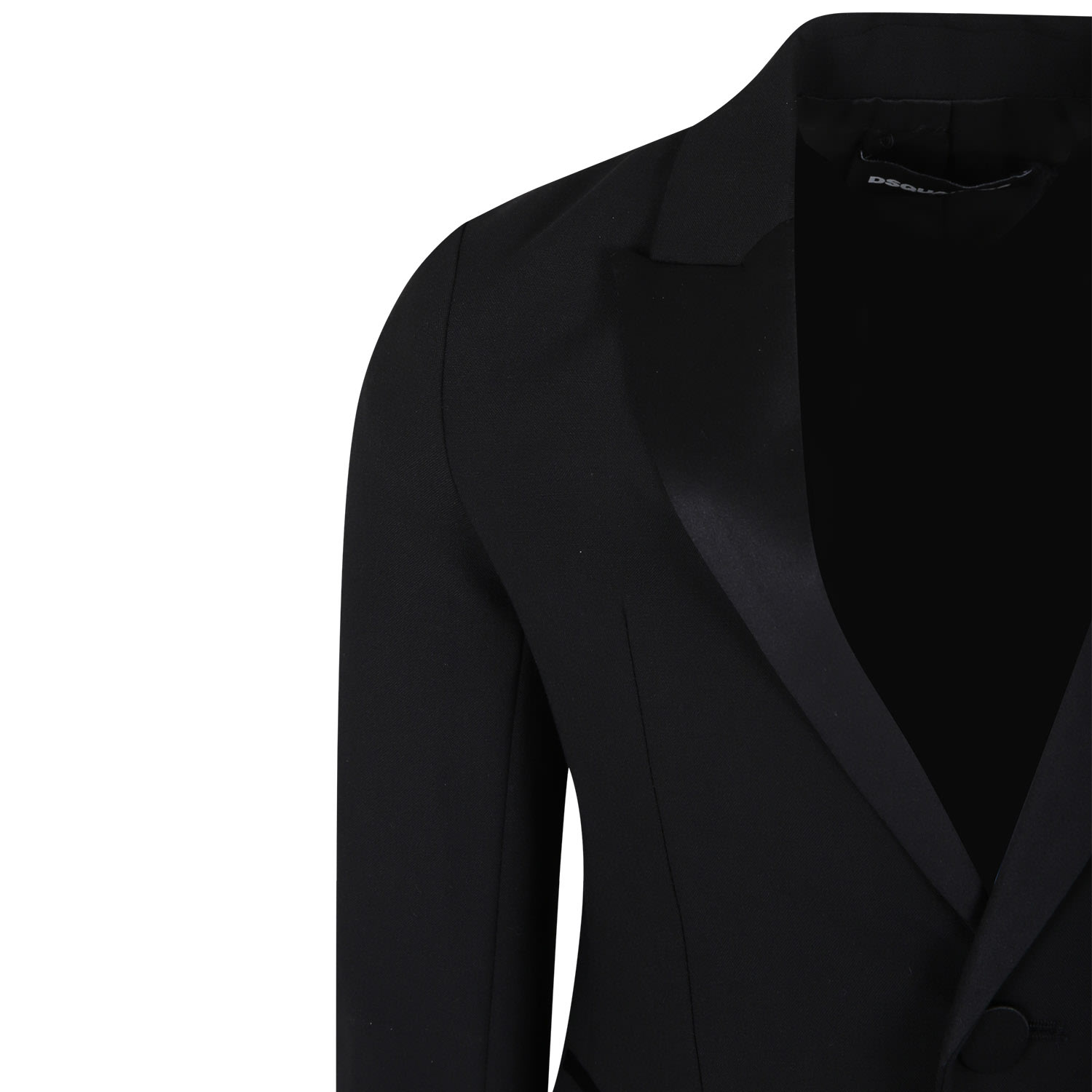 Dsquared2 Black Jacket For Boy In Black