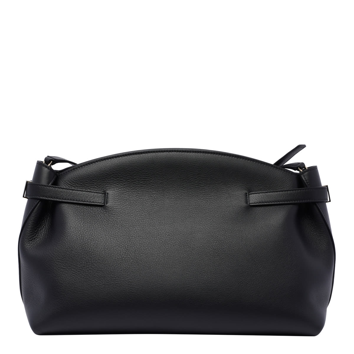 Shop Ferragamo Large Hug Clutch In Black