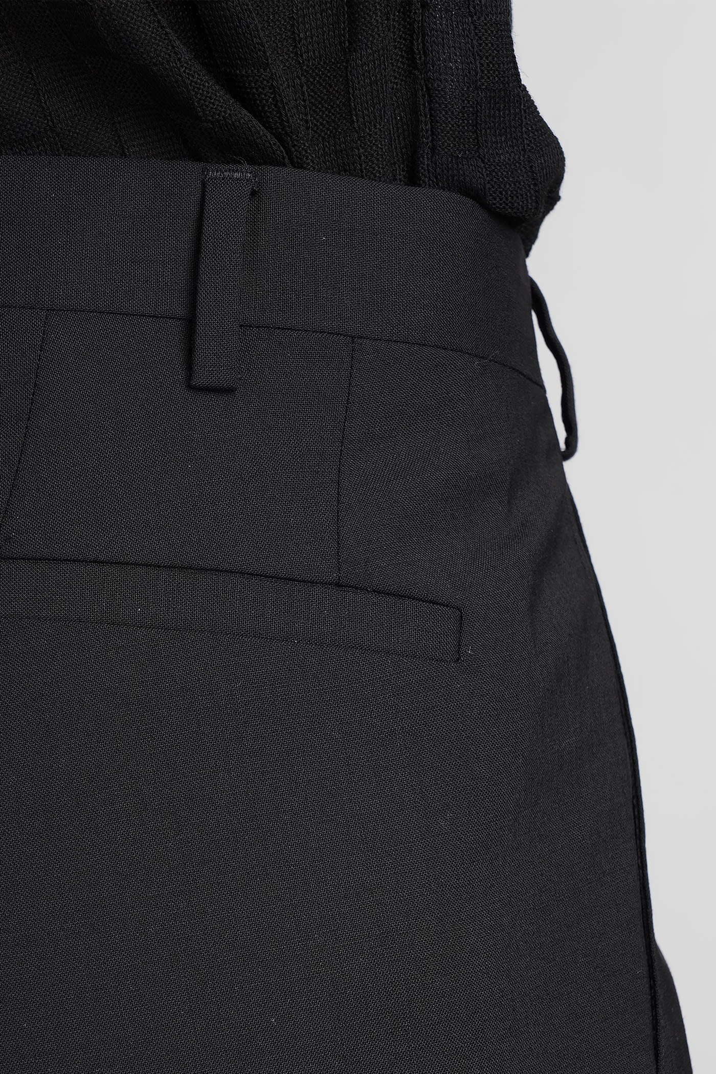 A Paper Kid Man Pants Black Size L Cotton In Black