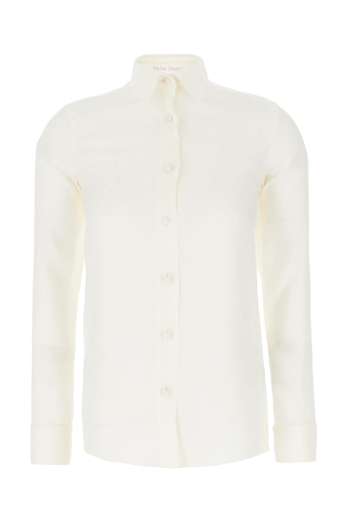 Palm Angels Ivory Silk Blouse In White