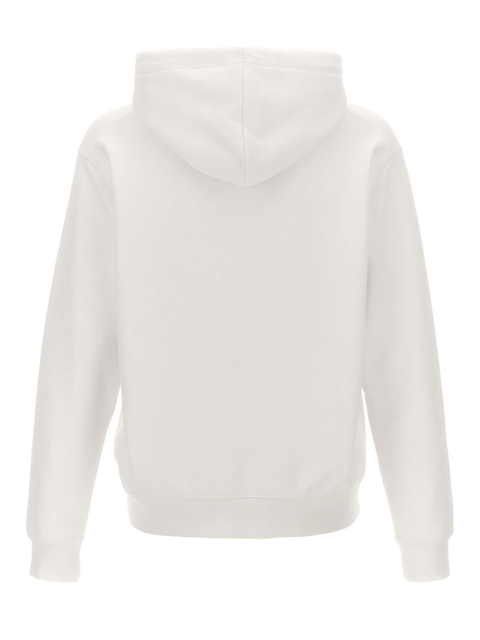 Shop Dsquared2 Logo Print Hoodie In White