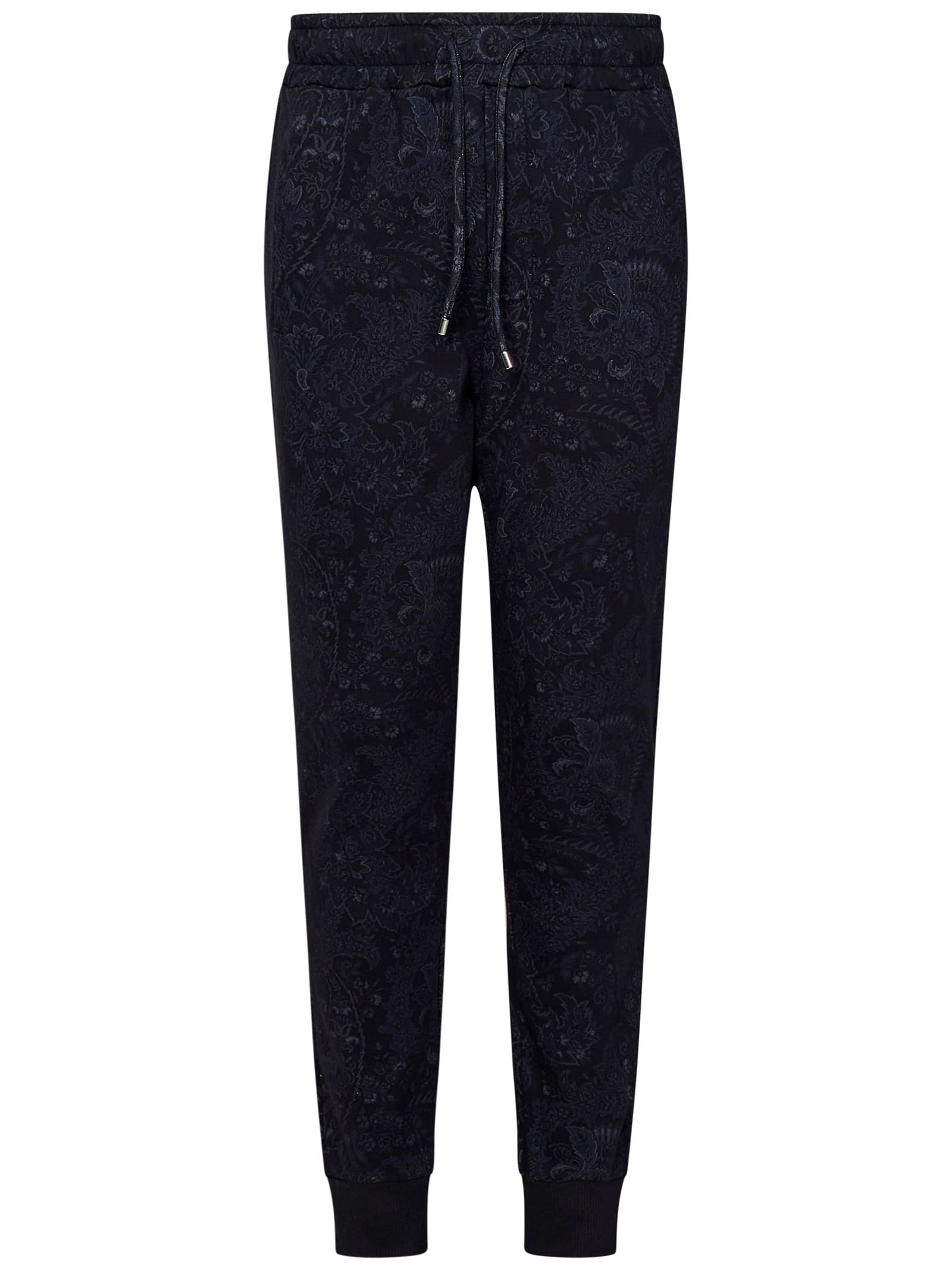 Shop Etro Trousers In Blue