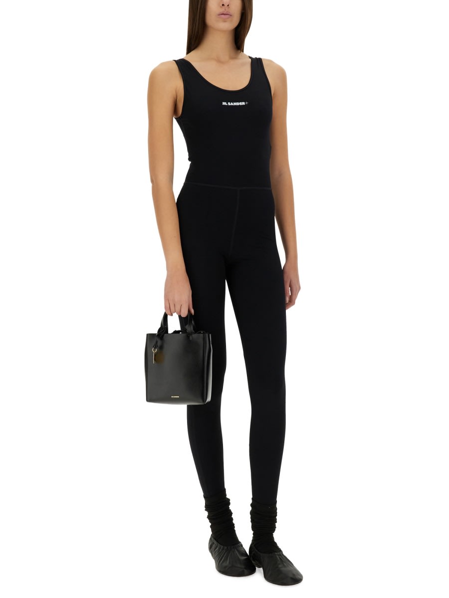 Jil Sander Suit With Logo In Black