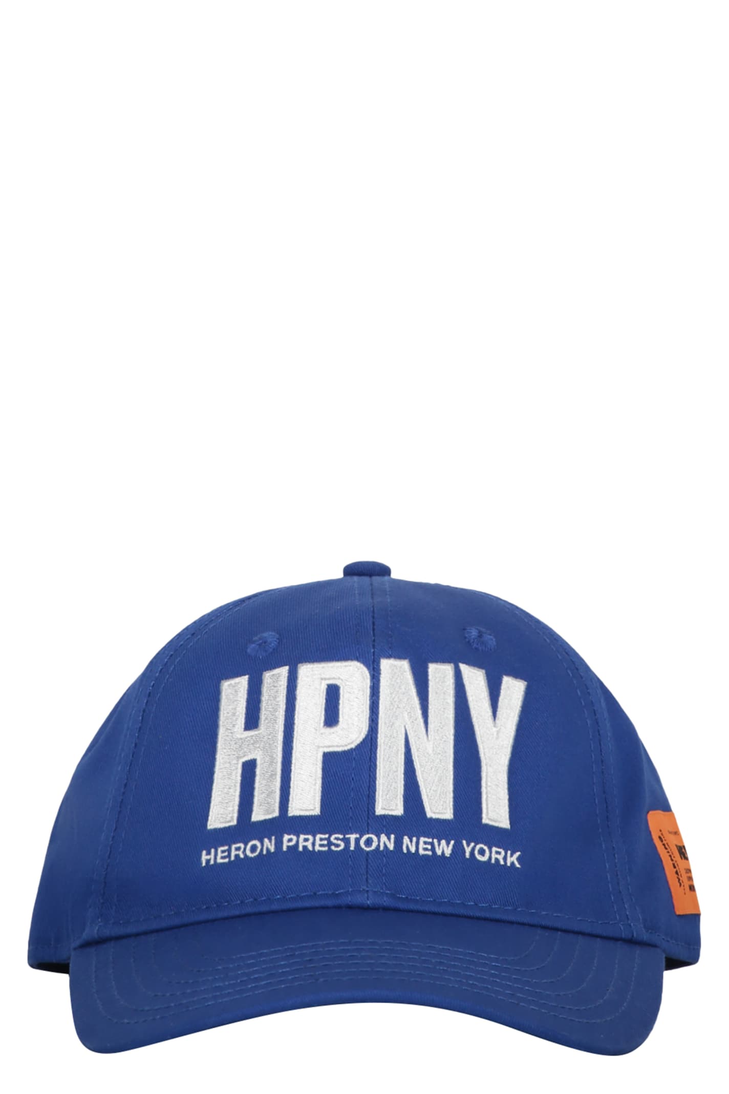 Shop Heron Preston Logo Baseball Cap In Blue