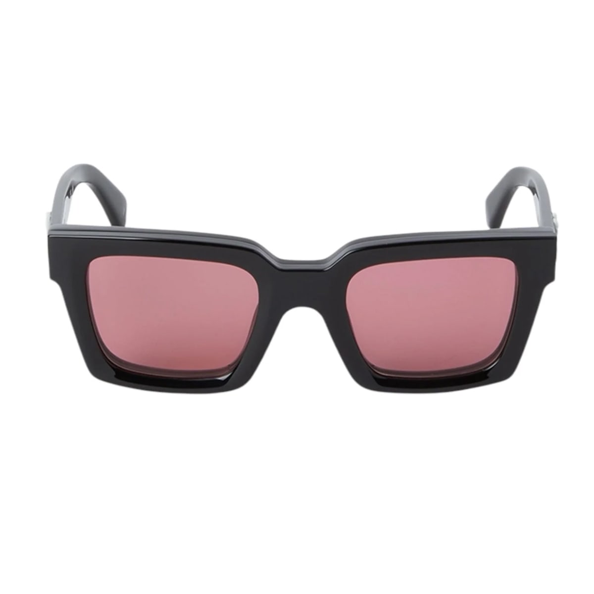 Off-white Off White Oeri14c Clip On 1025 Black Red Glasses In Black