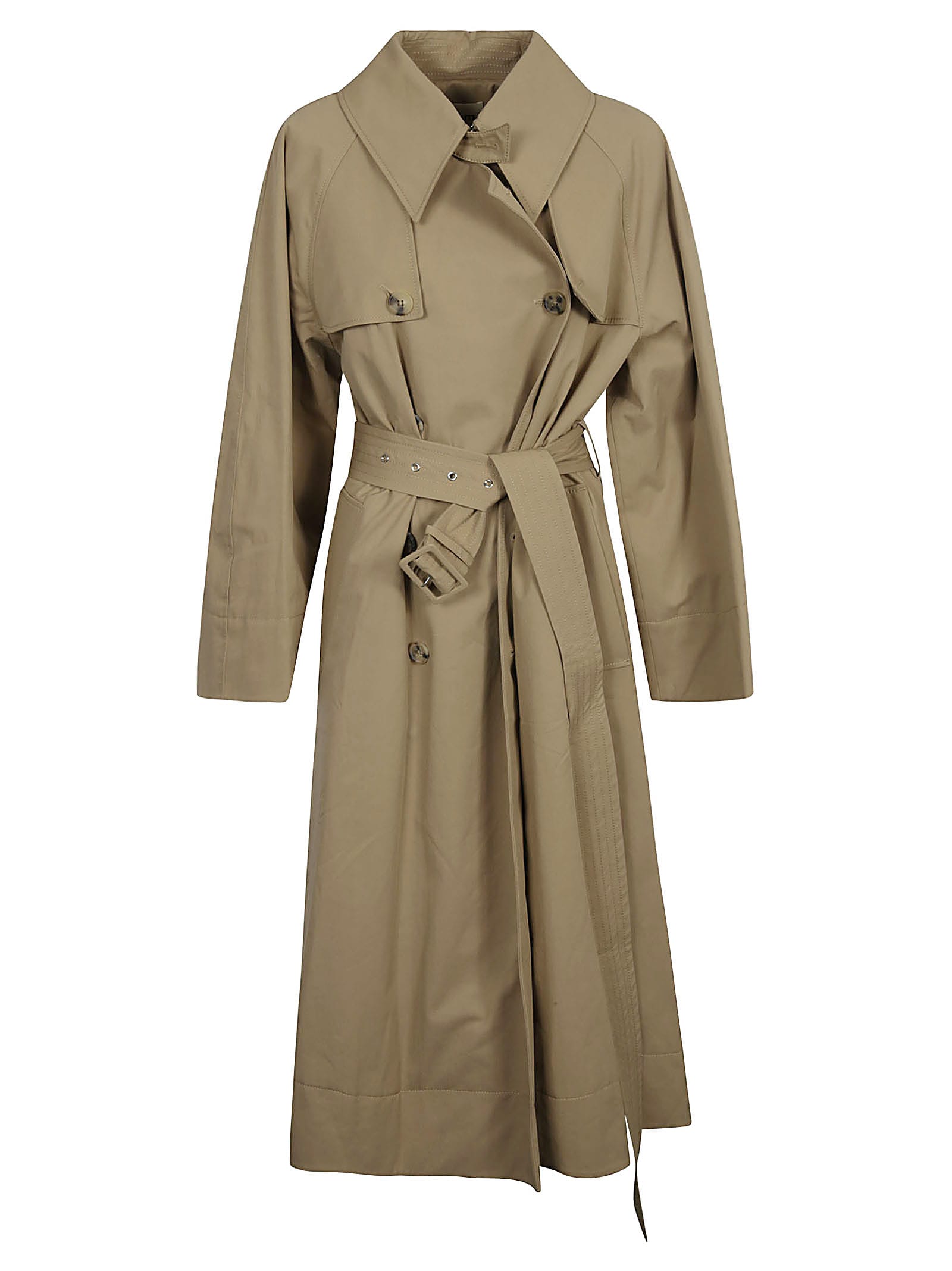 Khaite Belted Wrap Trench