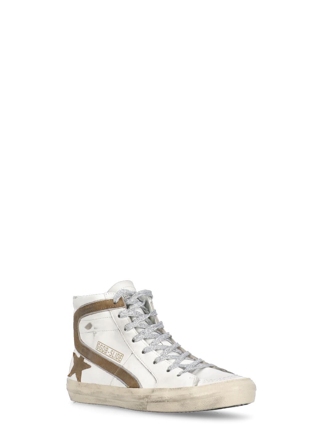 Shop Golden Goose Slide Classic Sneakers In White