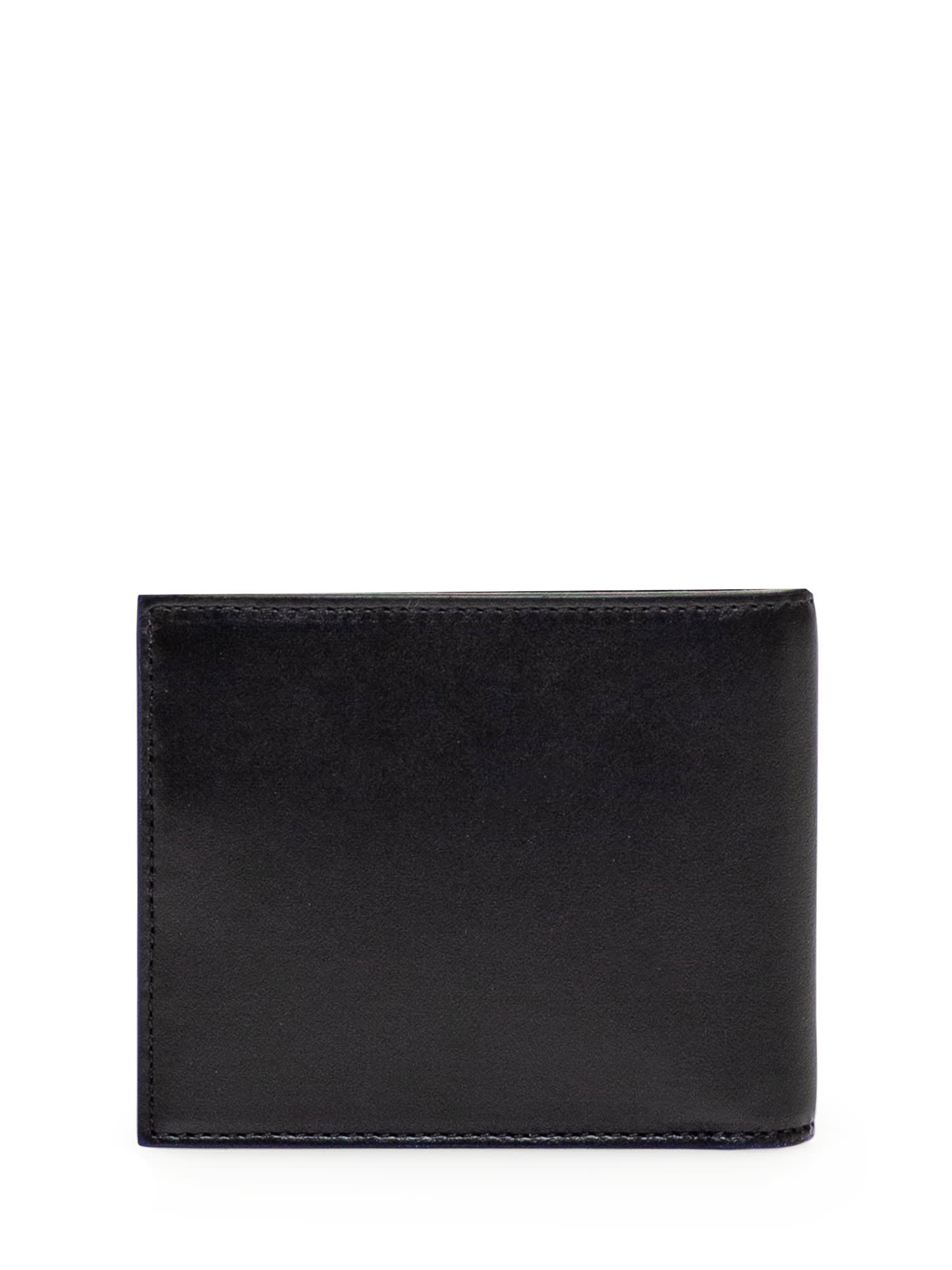 Shop Off-white Wallet With Logo In Black/white