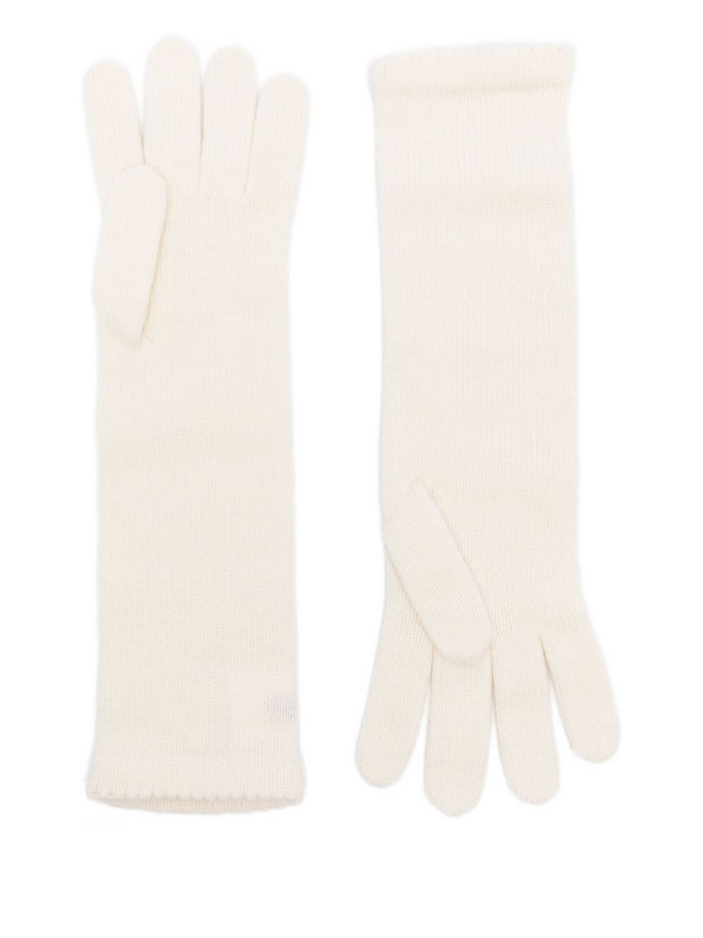 Alpo Cashmere Gloves In White