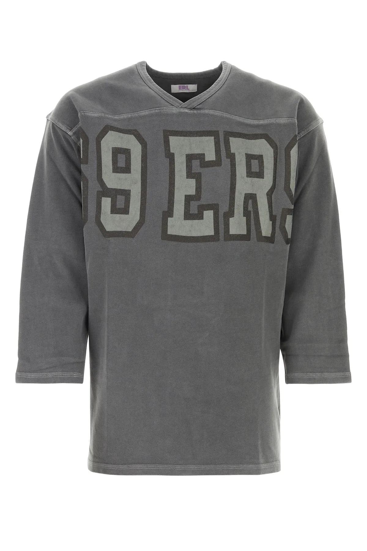 Dark Grey Cotton Sweatshirt