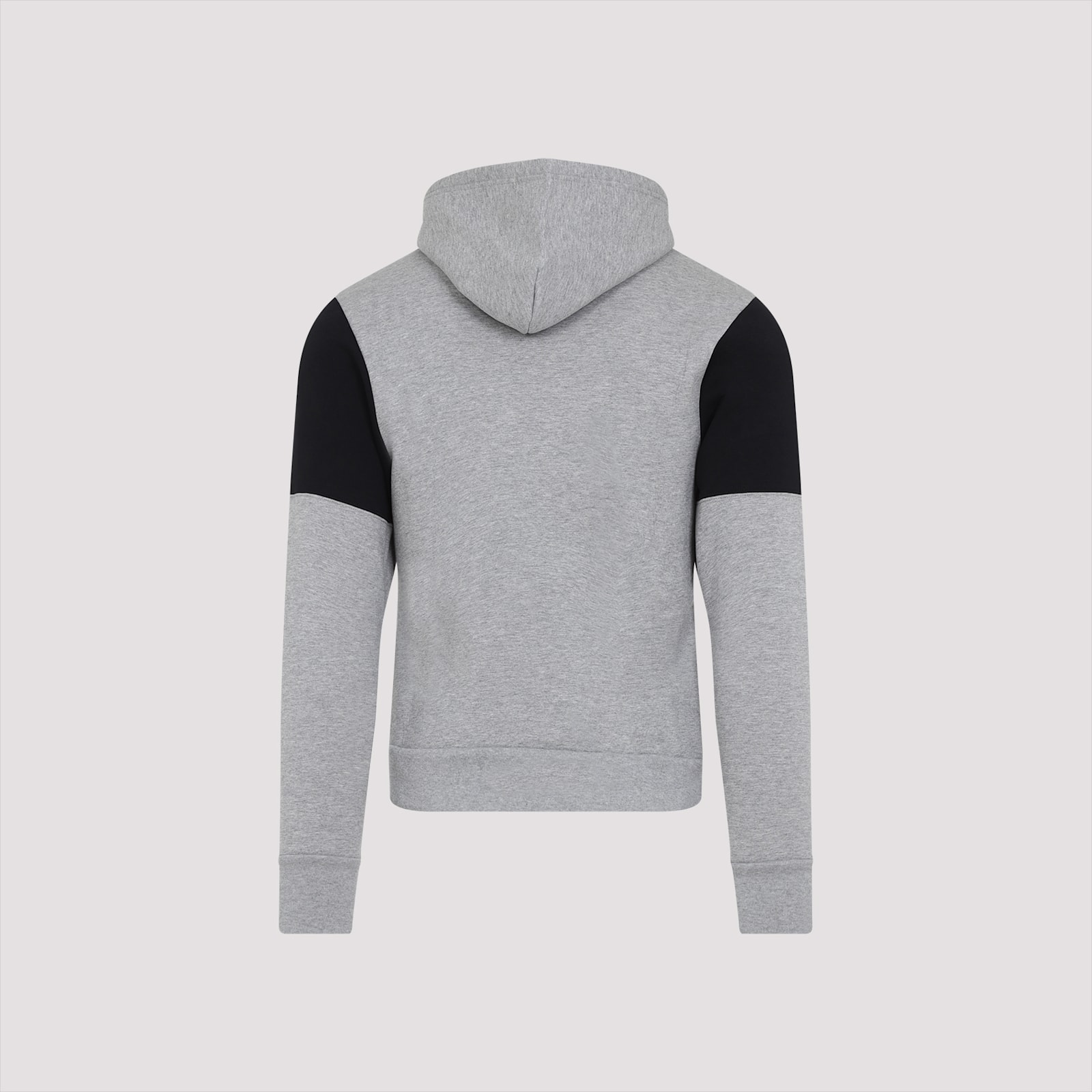 Balenciaga Dark Grey And Black Cotton Sweatshirt In Heather Grey Black