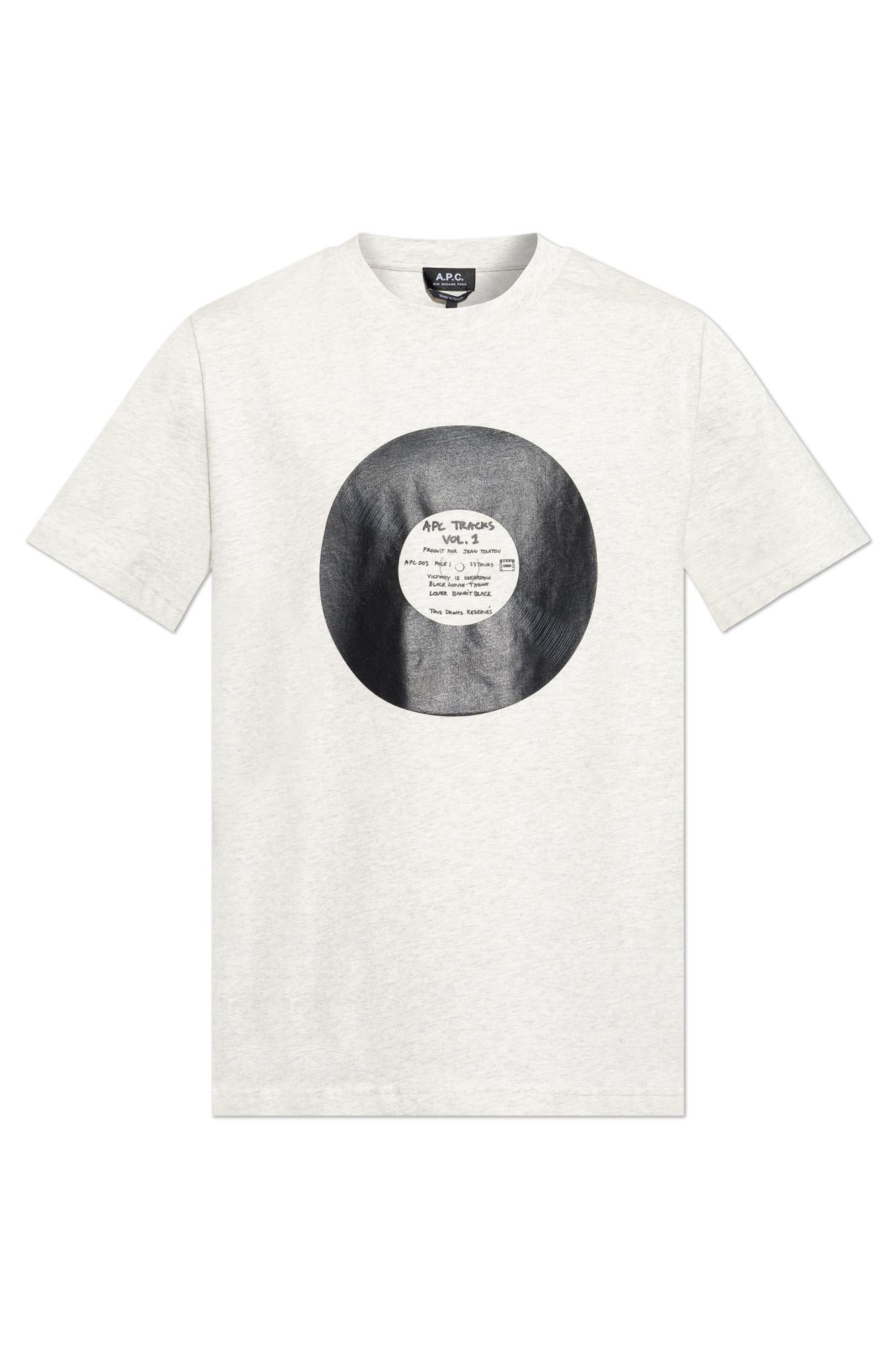 APC A.P.C. T-SHIRT WITH PRINT 