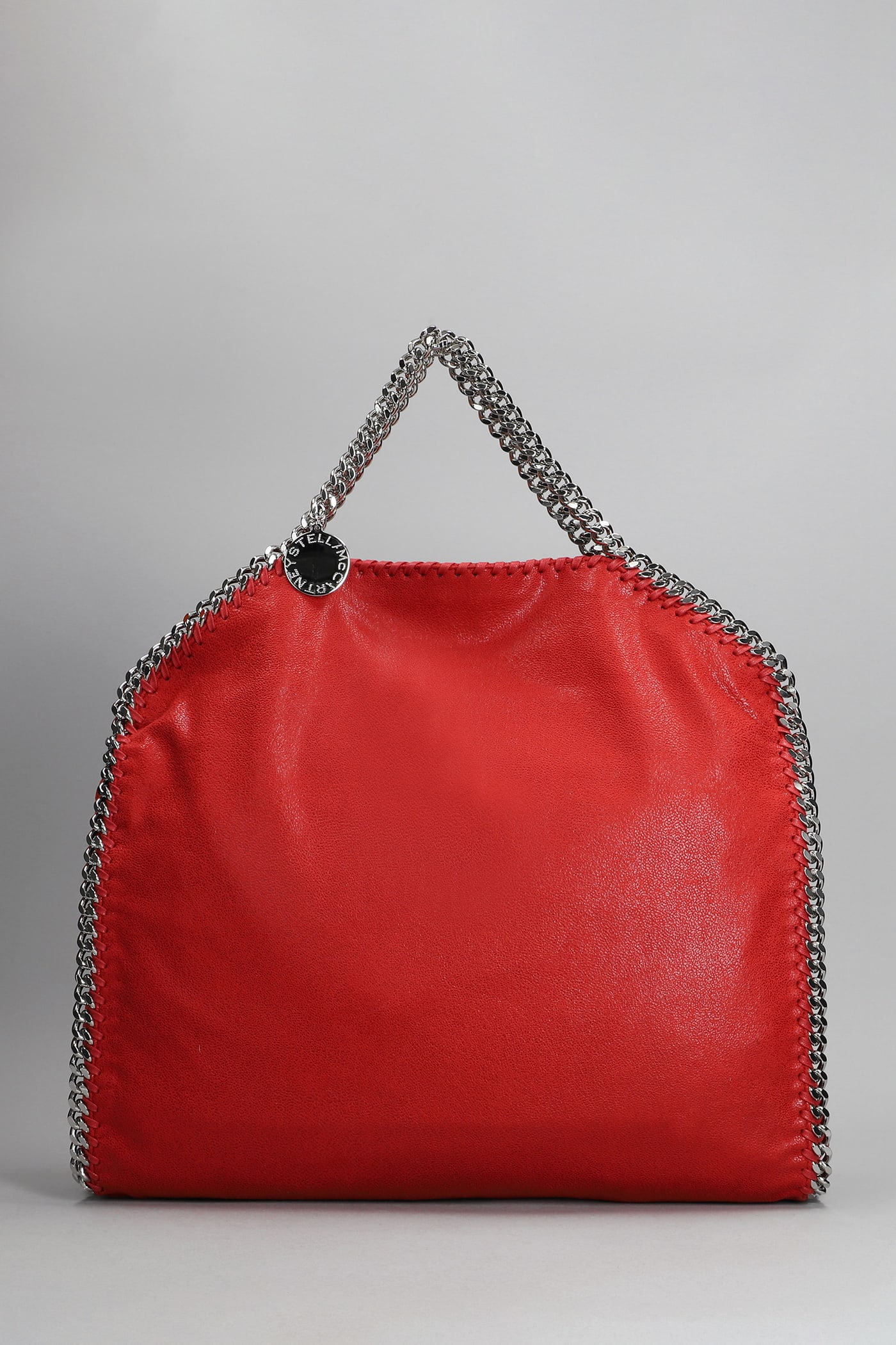 Shop Stella Mccartney Tote In Red Polyester