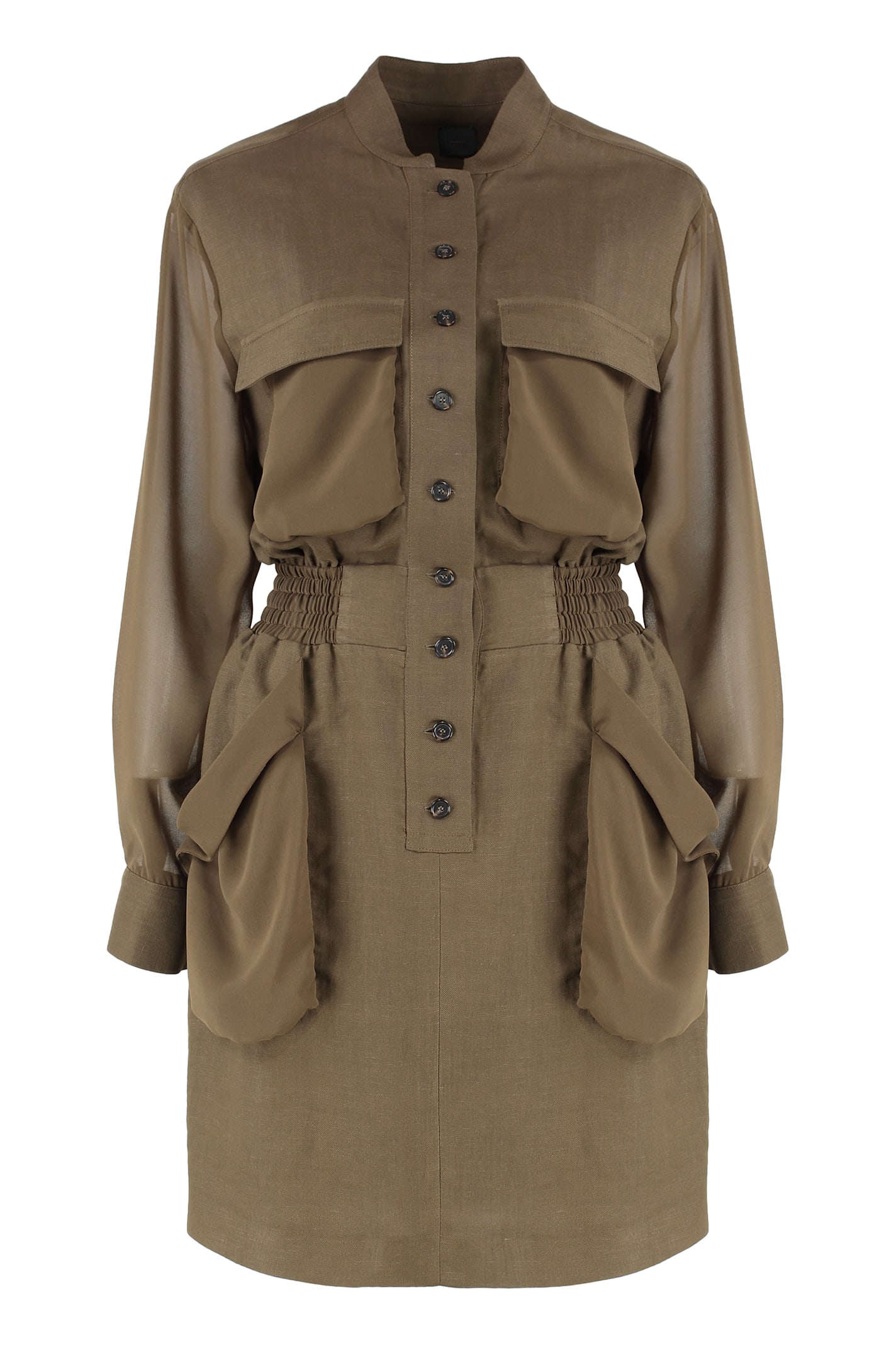 Pinko Green Benvenuto Dress