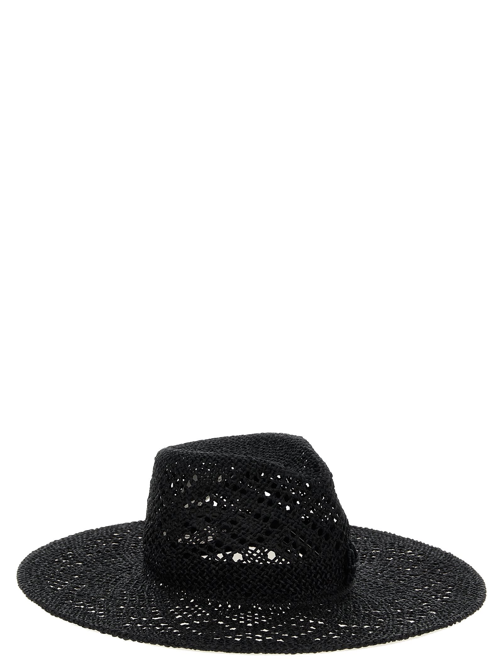Ruslan Baginskiy Raffia Hat In Black