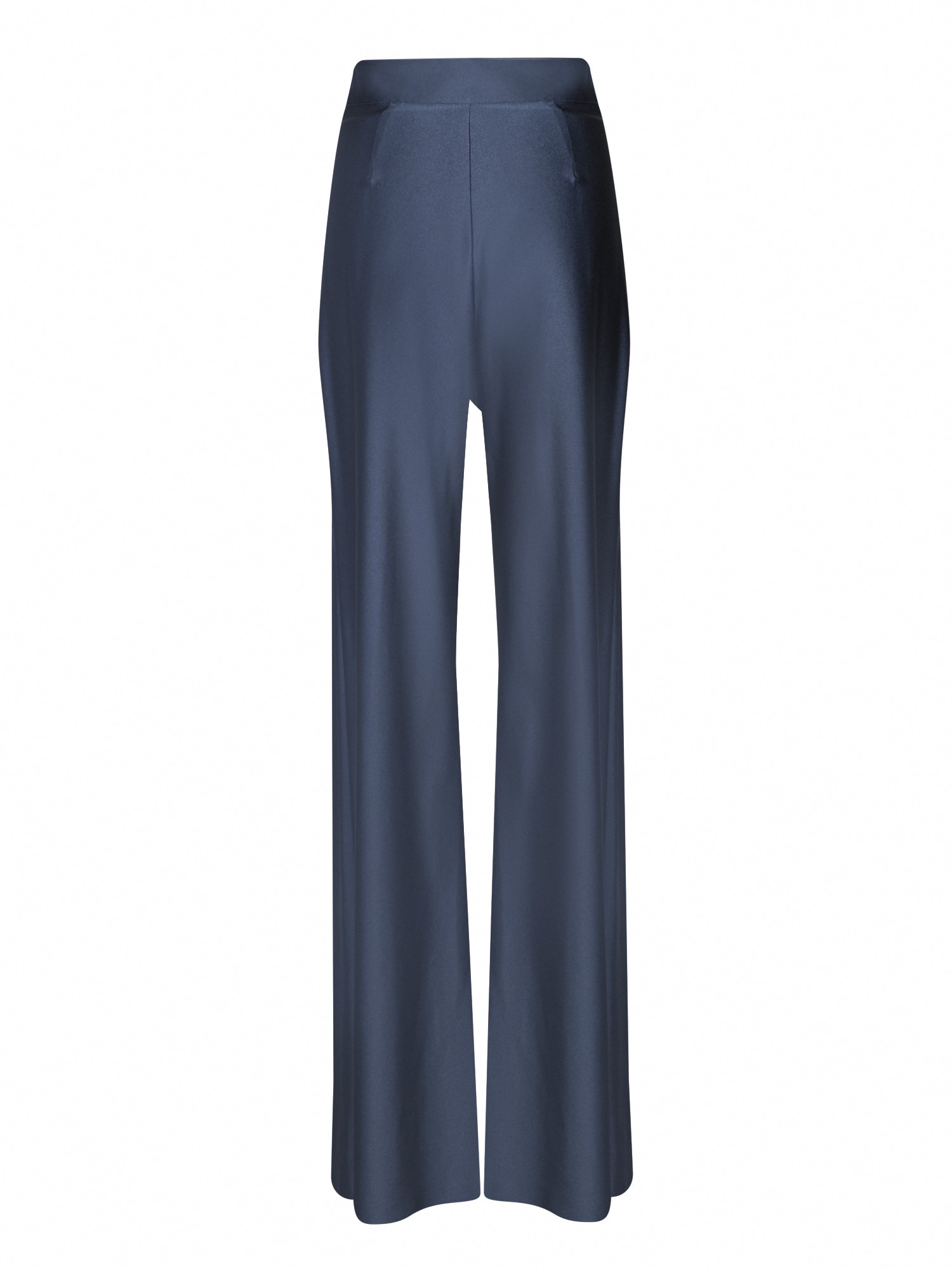 Shop Amen Andrea Blue Lycra Trousers