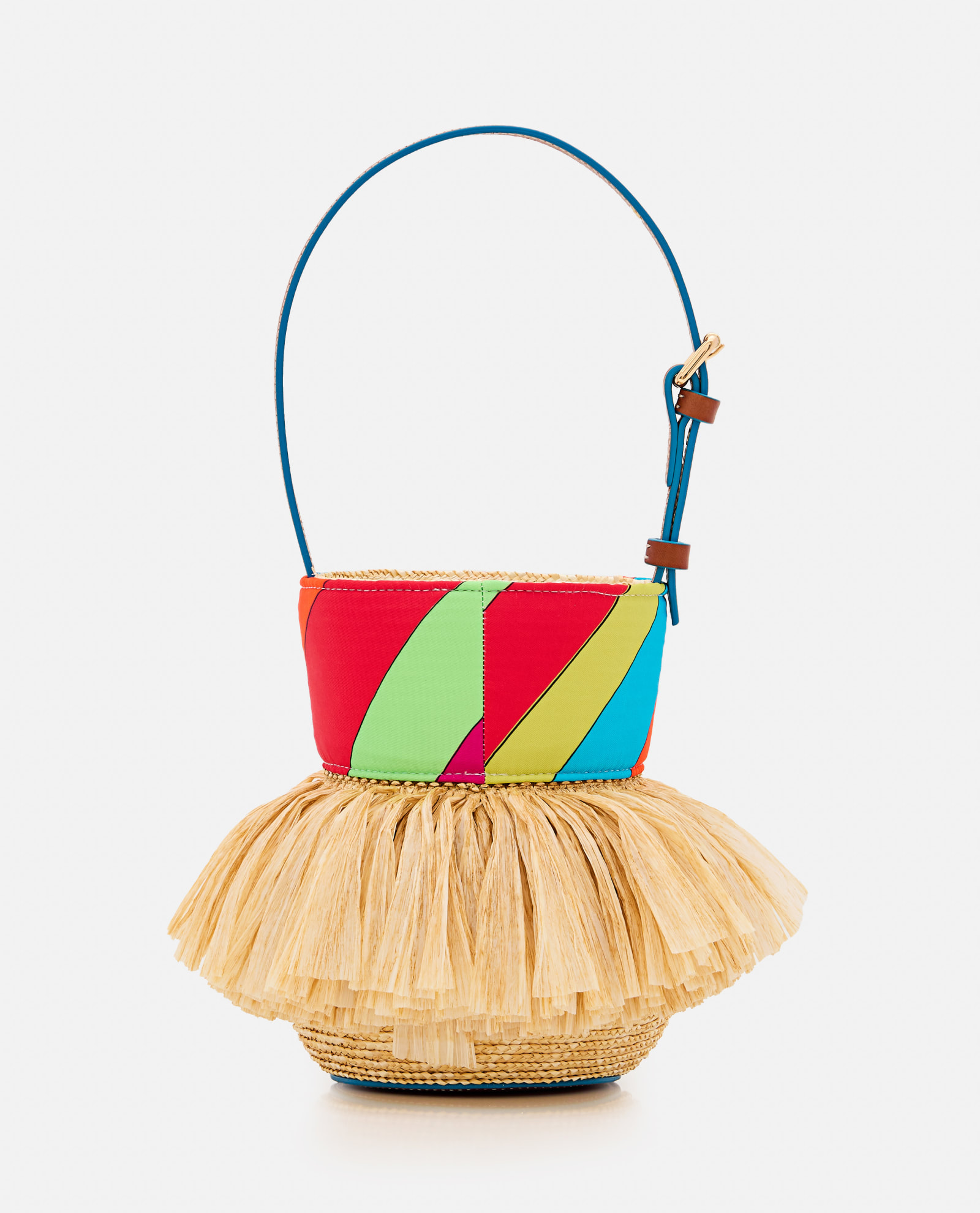 Shop Pucci Mini Nella Bucket Bag In Multicolour